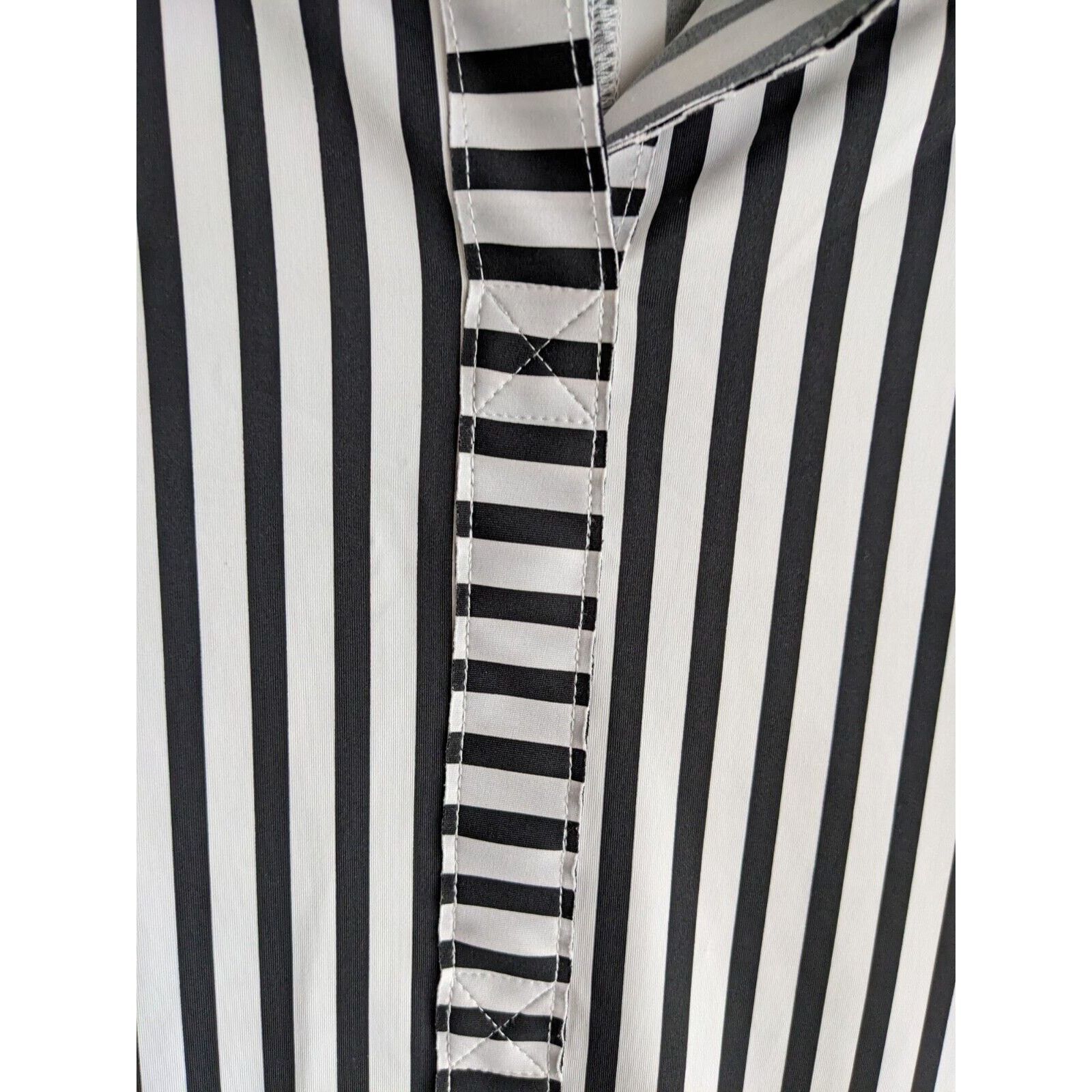 Hilditch & Key Belyn Striped Short Sleeve Stretchy Sport Shirt XS Size XS / US 0-2 / IT 36-38 - 6 Thumbnail