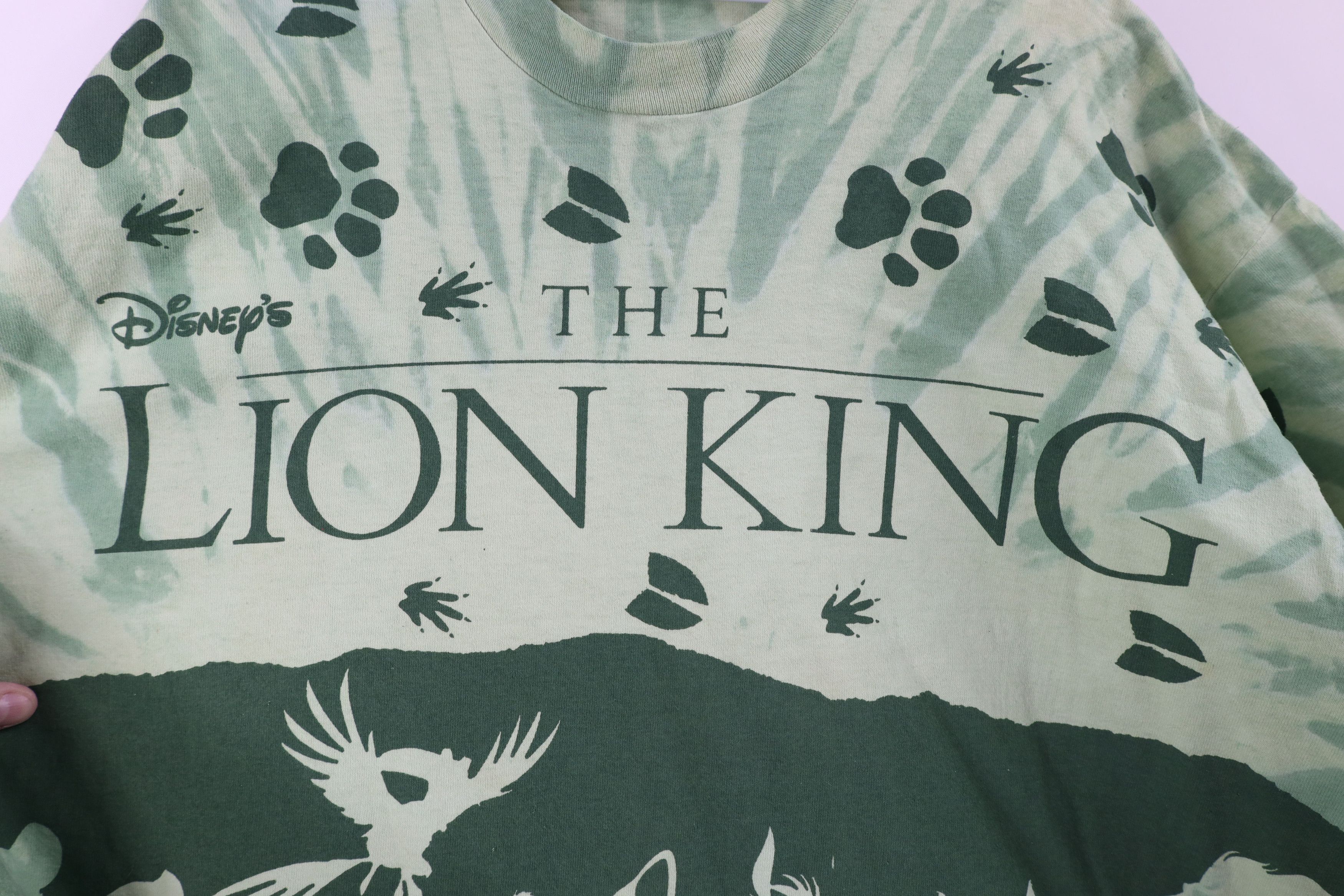 Disney Vintage 90s Disney The Lion King All Over Print T-Shirt USA Size US XL / EU 56 / 4 - 4 Thumbnail