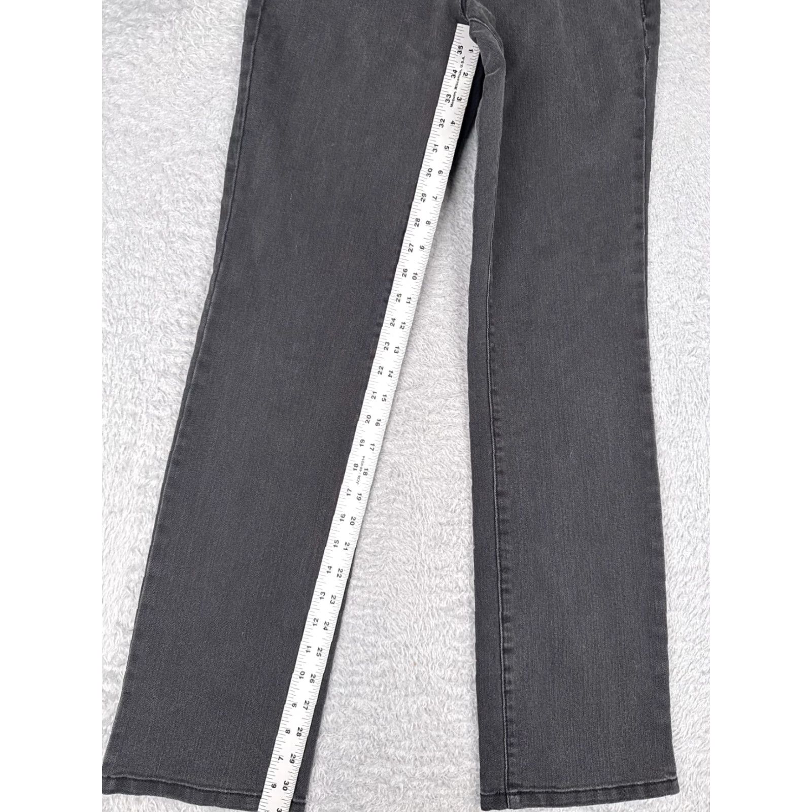 Vintage VINTAGE Vintage America Blues Jeans Womens 4 Black Straight Mid Rise Cotton Blend 29x31 Jeans Size 27" / US 4 / IT 40 - 7 Thumbnail