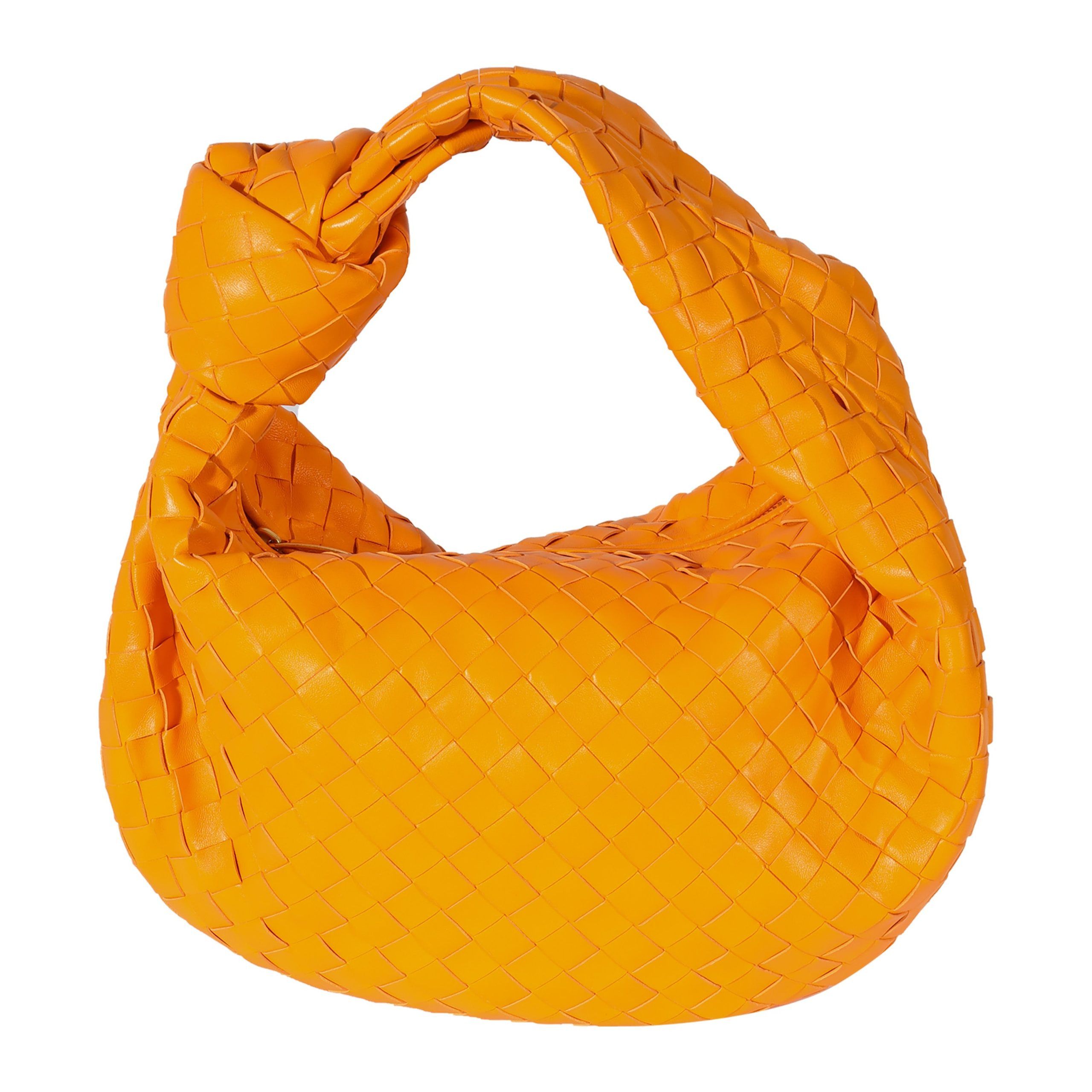 image of Bottega Veneta Orange Teen Jodie, Women's