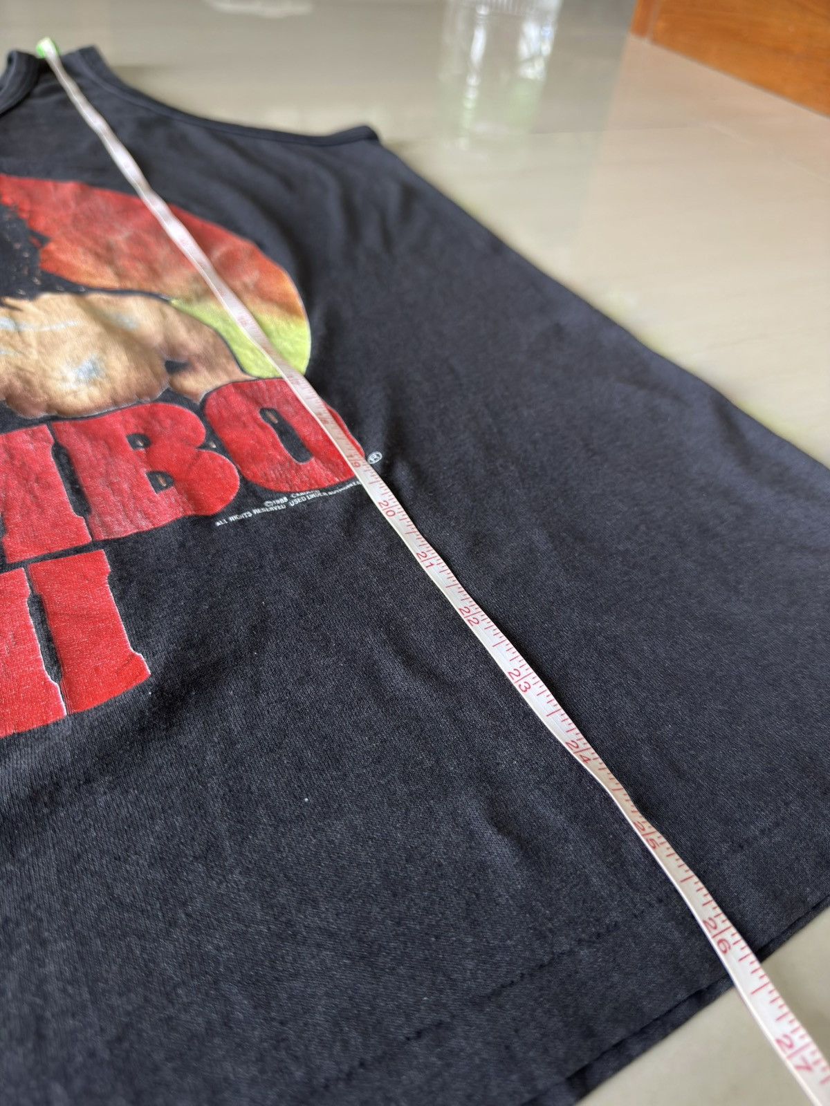 Vintage 1988 Rambo 3 III Movie Rocky Balboa Cobra 80s Stallone Shirt Size US XL / EU 56 / 4 - 12 Thumbnail
