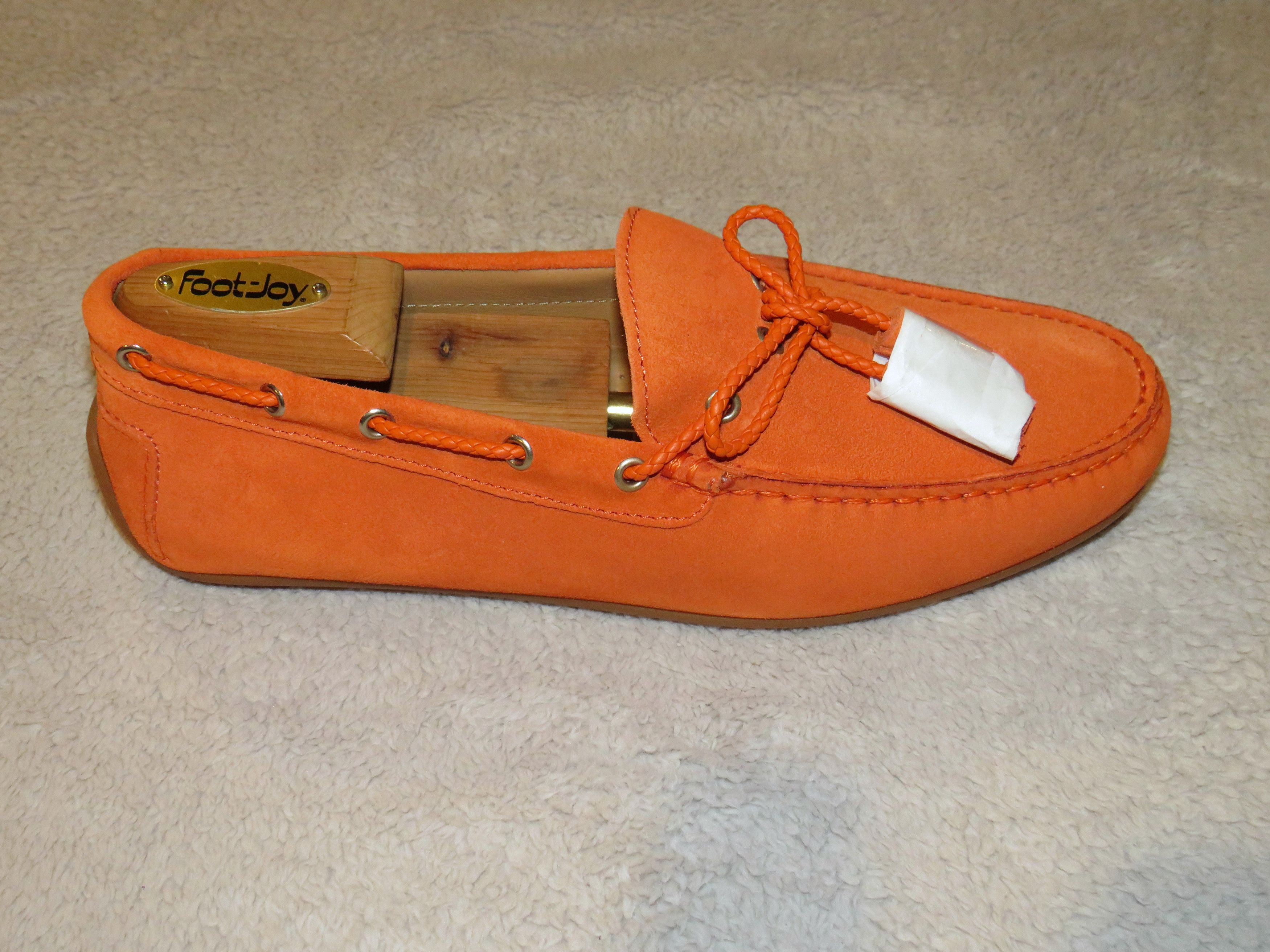 Ralph Lauren Purple Label Harold Orange Calf Skin Tassel Driving Loafers 8D NWB Size US 8 / EU 41 - 2 Thumbnail