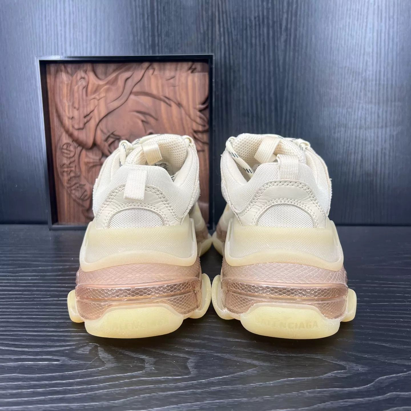 Balenciaga Balenciaga Triples Beige 35 Like New Size US 5 / IT 35 - 4 Thumbnail