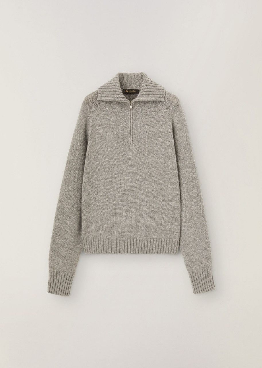 Loro Piana o1srvl11e0524 Polo in Grey Size L / US 10 / IT 46 - 1 Thumbnail