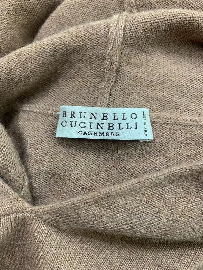 Brunello Cucinelli Brunello Cucinelli Cashmere hooded knitted sweater Size S / US 4 / IT 40 - 4 Thumbnail