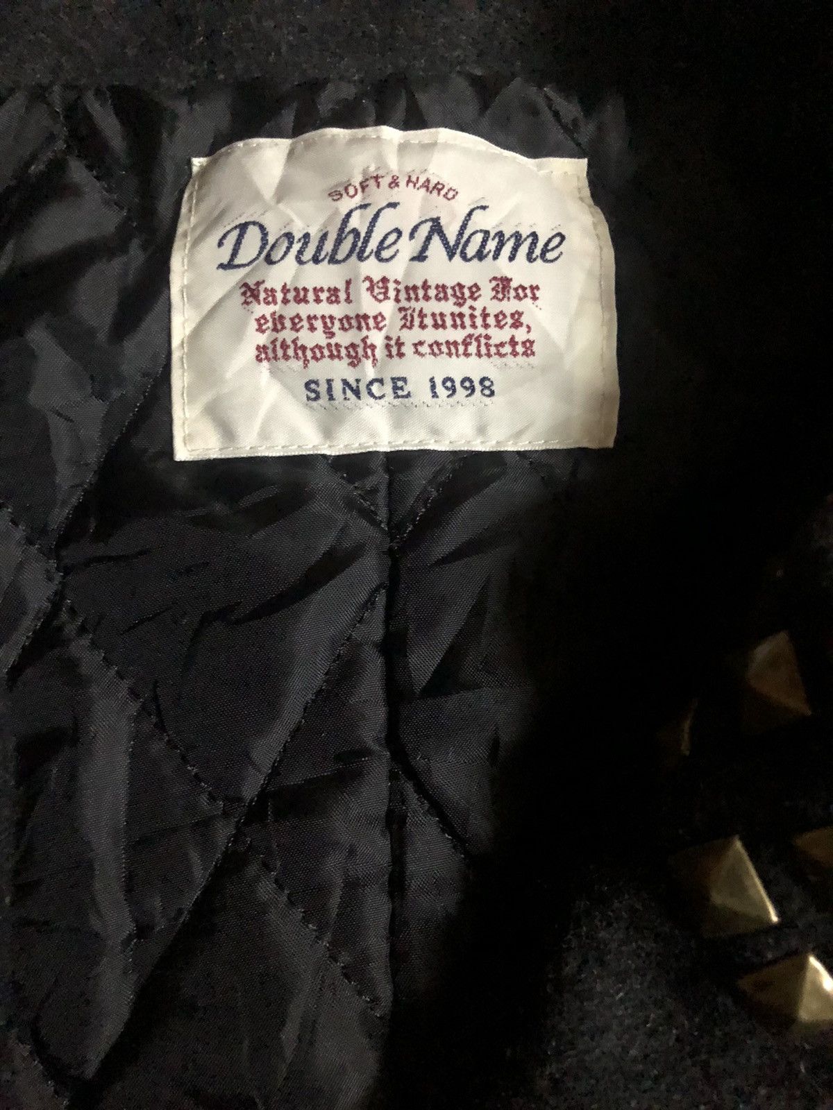 If Six Was Nine × Japanese Brand Double Name Biker Punk Rockabilly Cropped Jacket Size S / US 4 / IT 40 - 3 Thumbnail