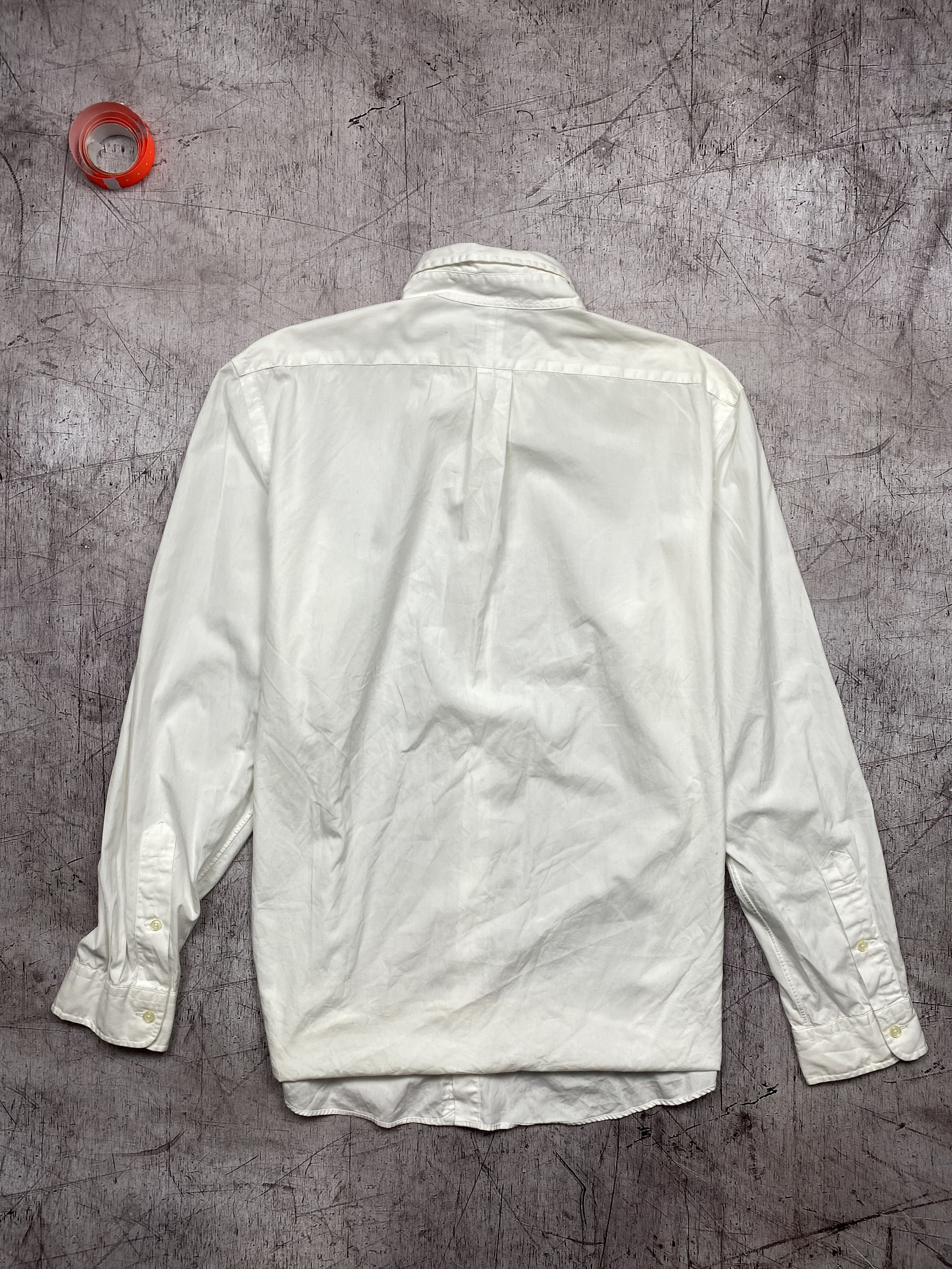 Polo Ralph Lauren × Ralph Lauren Polo Ralph Lauren Vintage Mens Long Sleeve White Shirt Size US XL / EU 56 / 4 - 6 Thumbnail