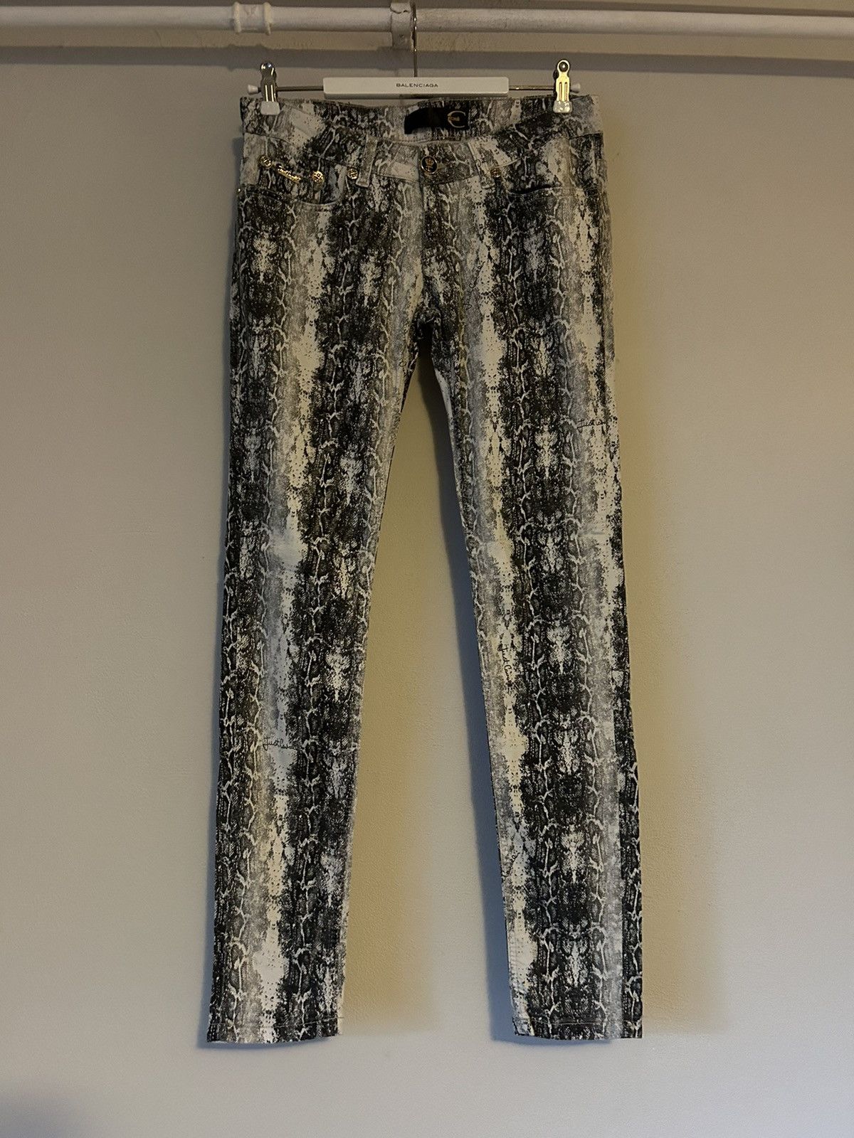 Just Cavalli Just Cavalli Python-Print Denim Jeans Size 29 Size 29" - 1 Thumbnail