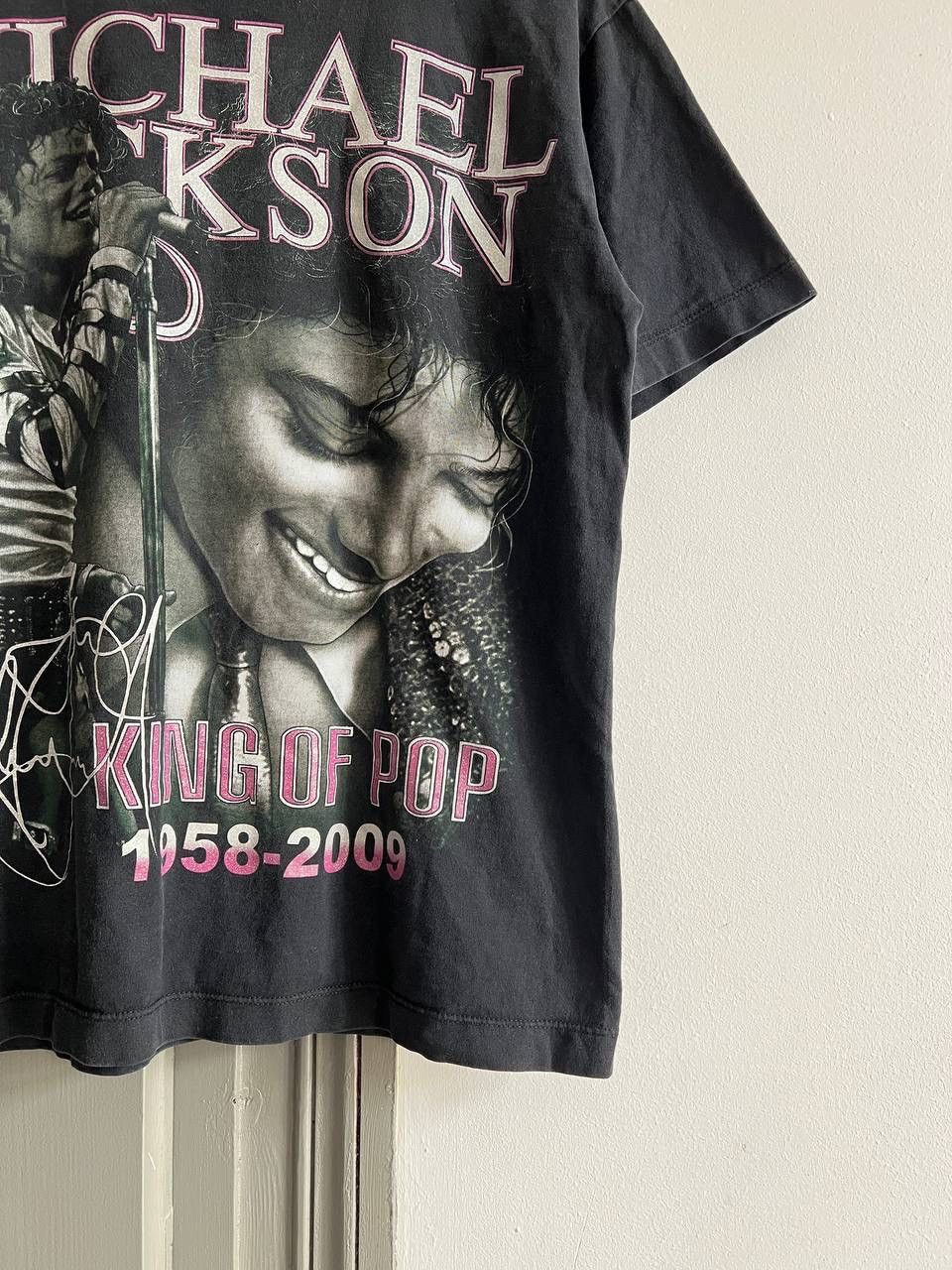 Band Tees × Michael Jackson Michael Jackson 1958-2009 King Of Pop Singer Promo Tee Band Size US M / EU 48-50 / 2 - 11 Thumbnail