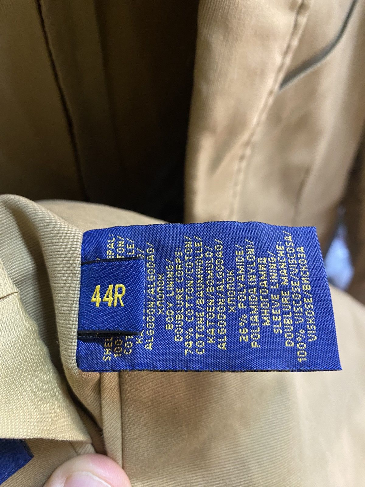 Polo Ralph Lauren Polo Ralph Lauren Cotton Blazer Sport Coat jacket 3 Button Size 44R - 9 Thumbnail