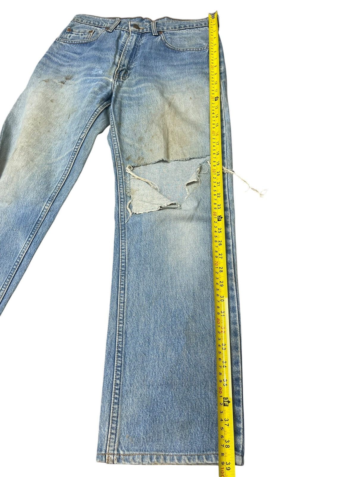 Levi's Vintage Levi’s 515 Distressed Jeans Straigt Cut Size US 32 / EU 48 - 8 Thumbnail