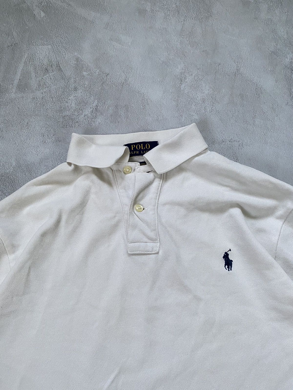Polo Ralph Lauren Vintage Polo Ralph Lauren Rugby Long Sleeve WHITE Size US M / EU 48-50 / 2 - 3 Thumbnail