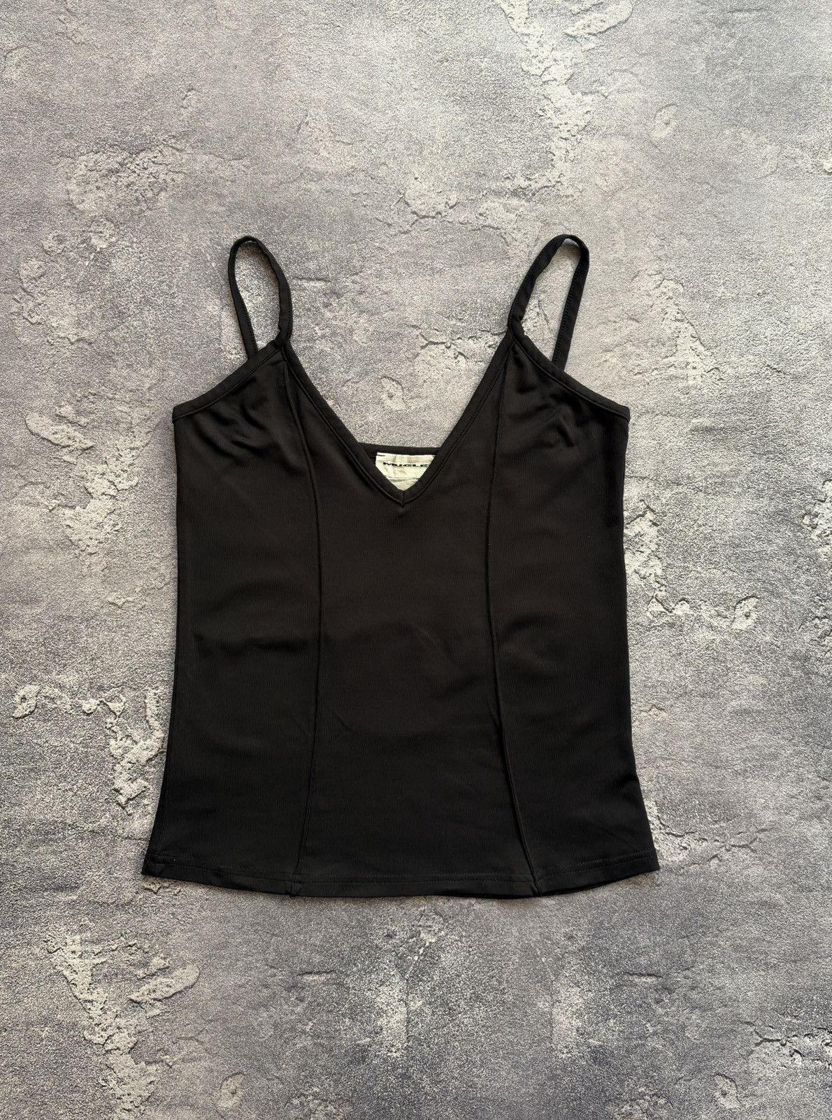 Mugler Vintage MUGLER Archive Black Corset Tank Top Designer Rare Size M / US 6-8 / IT 42-44 - 1 Thumbnail