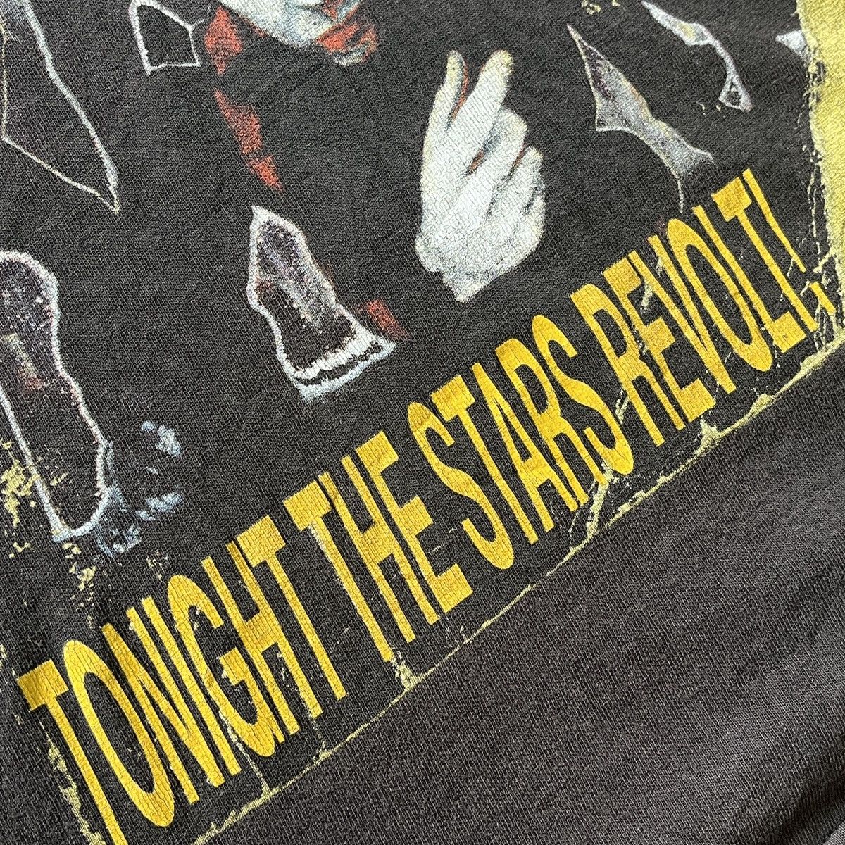 Band Tees × Vintage Distressed Faded Black Powerman 5000 TShirt Copyright 1999 Size US M / EU 48-50 / 2 - 16 Thumbnail