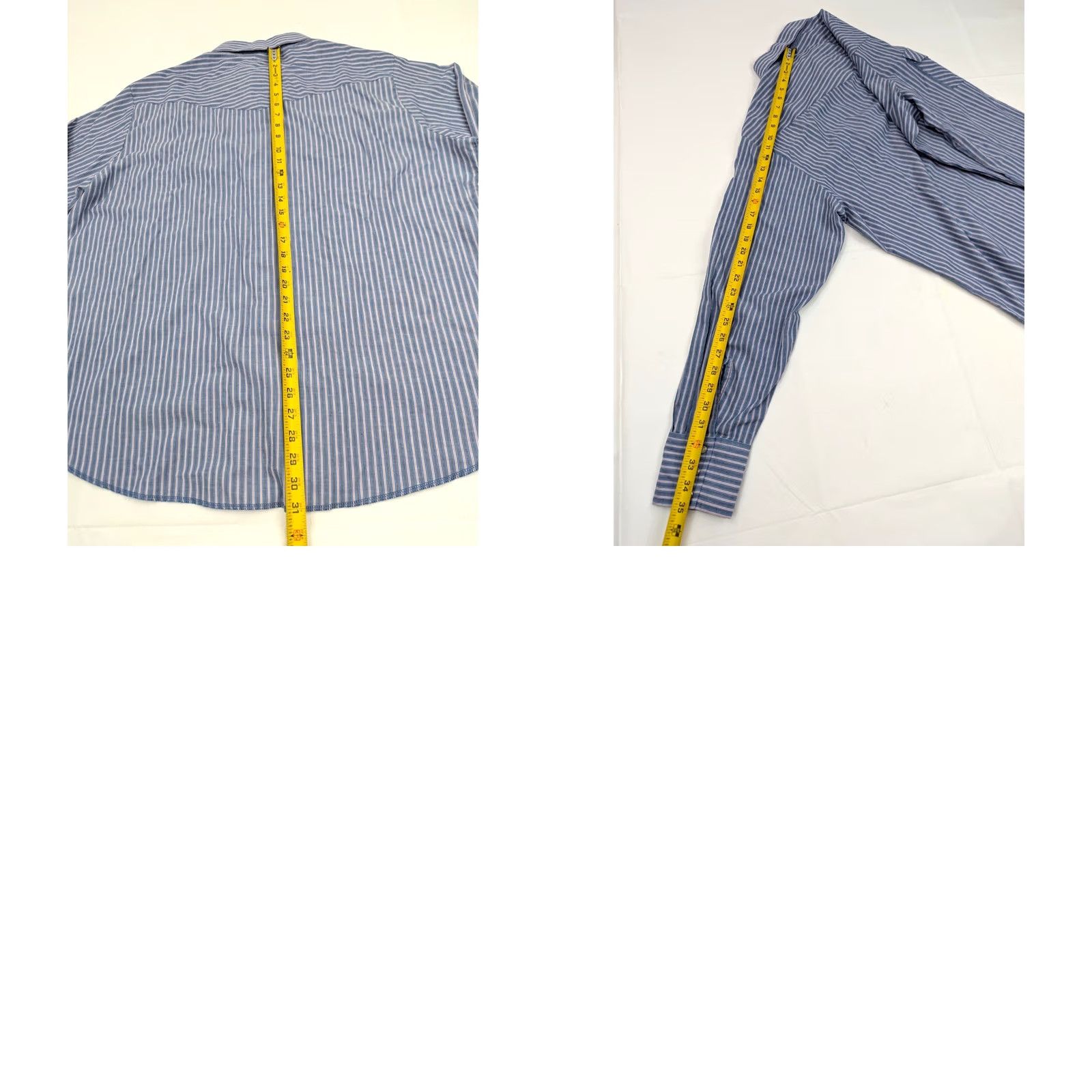 Vintage VINTAGE Rustler Shirt Men 2XL Western Pearl Snap Striped Blue Red X-Long Tails Button-Up Shirt Size US XXL / EU 58 / 5 - 8 Thumbnail