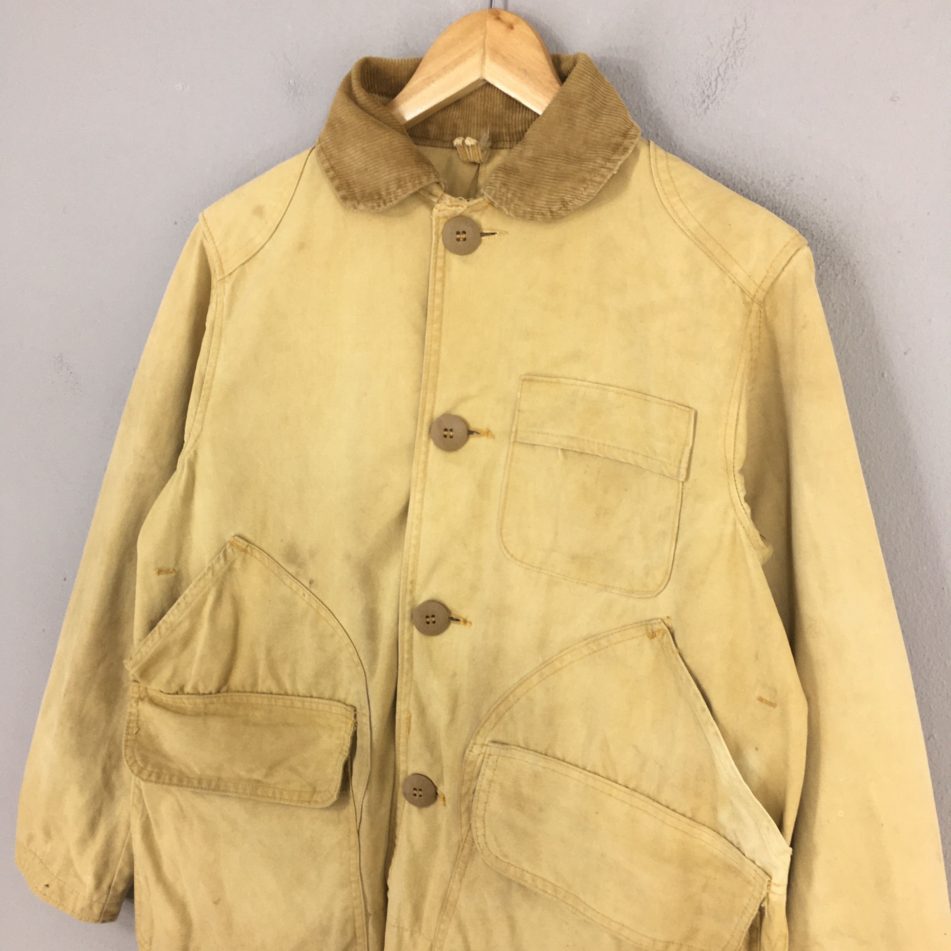 Sears Vintage 1950's J.C. Higgins Sears Brown Hunting Jacket M Size US M / EU 48-50 / 2 - 4 Thumbnail