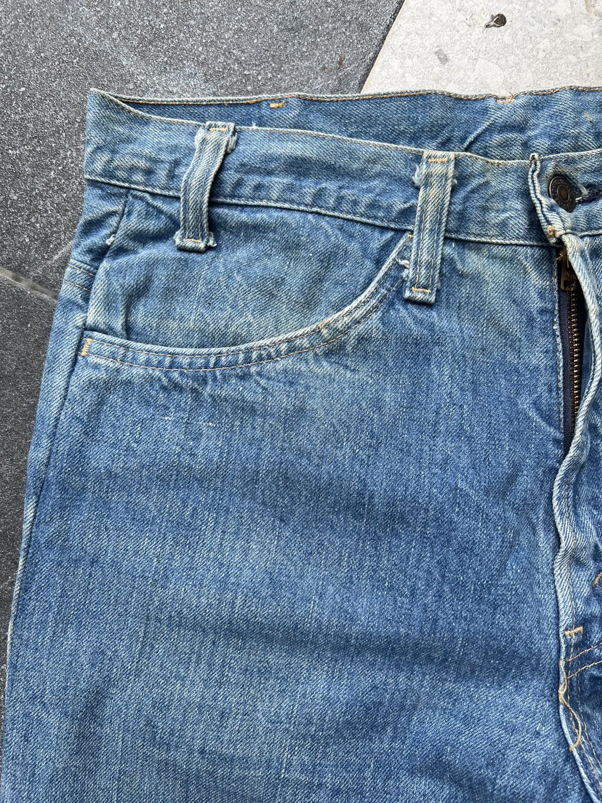 Levi's × Vintage 70s Levis 519 Orange tab Button no 8 denim Size US 32 / EU 48 - 4 Thumbnail