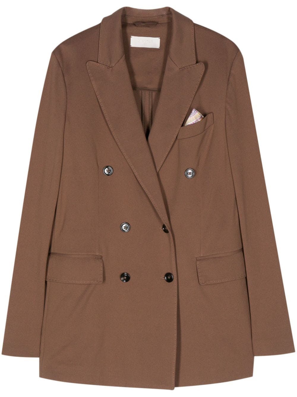 Circolo 1901 DOUBLE-BREASTED PIQUE JACKET Size L / US 10 / IT 46 - 1 Thumbnail