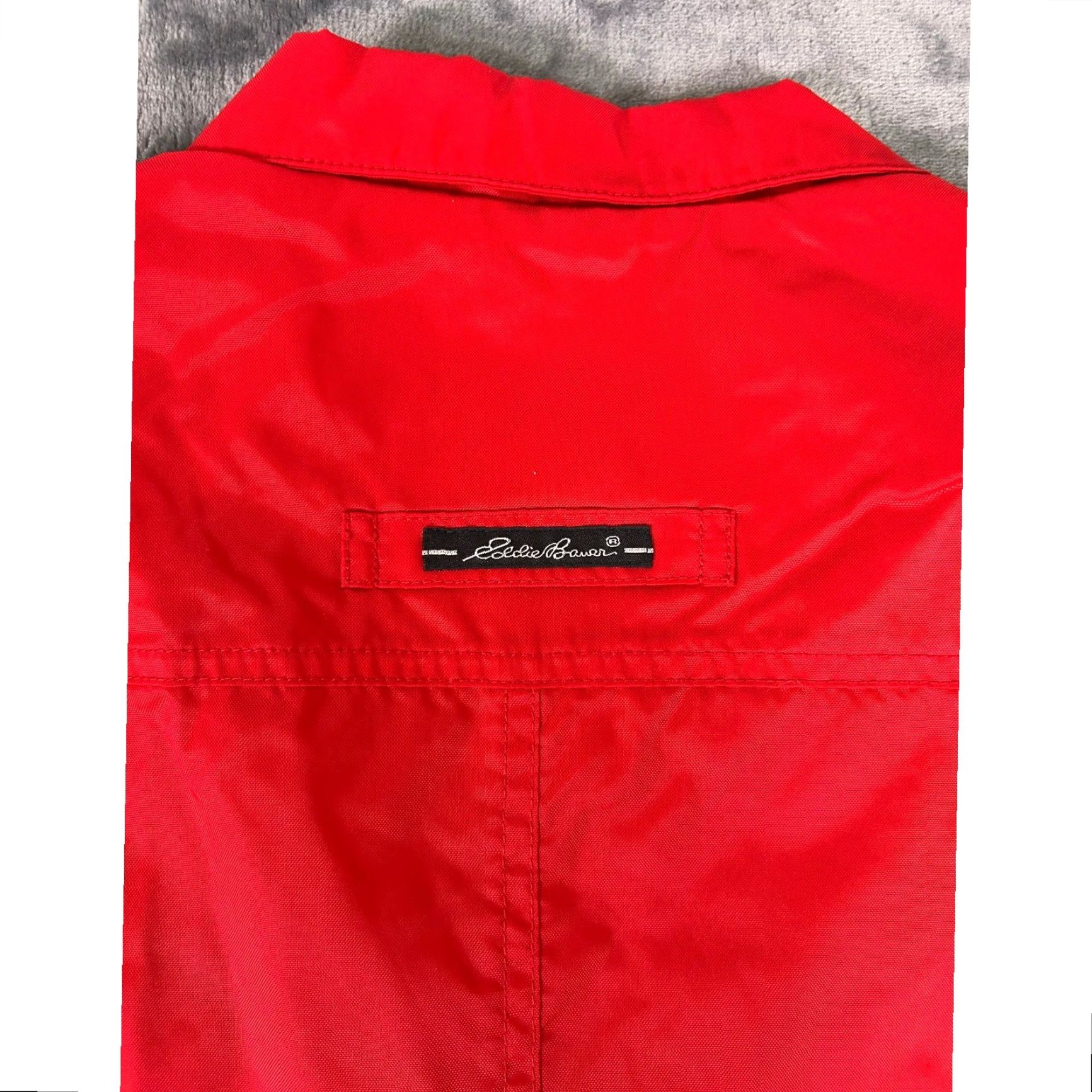 Eddie Bauer VINTAGE Eddie Bauer Red Lightweight Full Zip Nylon Windbreaker Jacket Women S Size S / US 4 / IT 40 - 7 Thumbnail