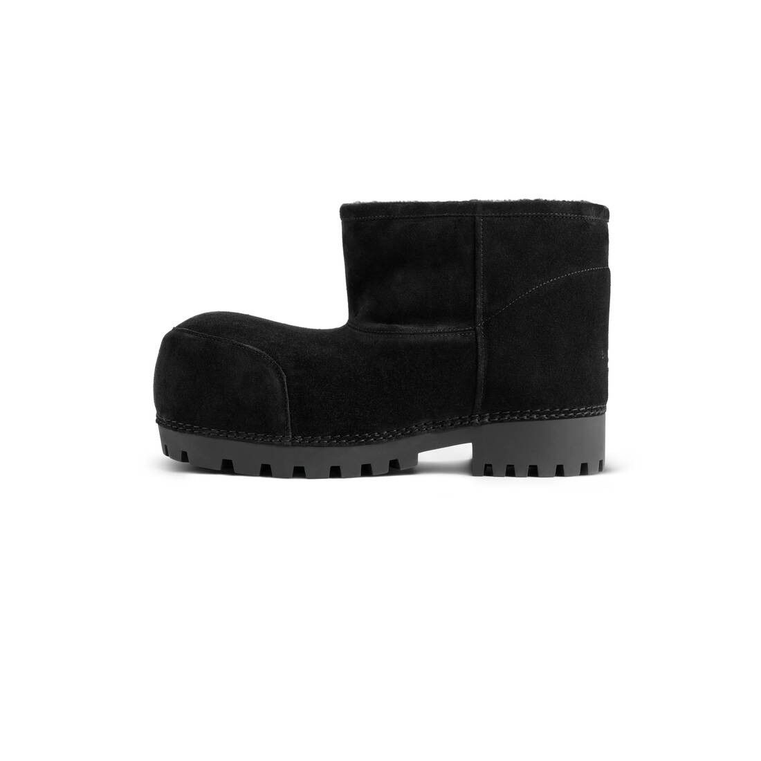 Balenciaga o1in1g1025 Alaska Fur Booties in Black Size US 7 / IT 37 - 4 Thumbnail