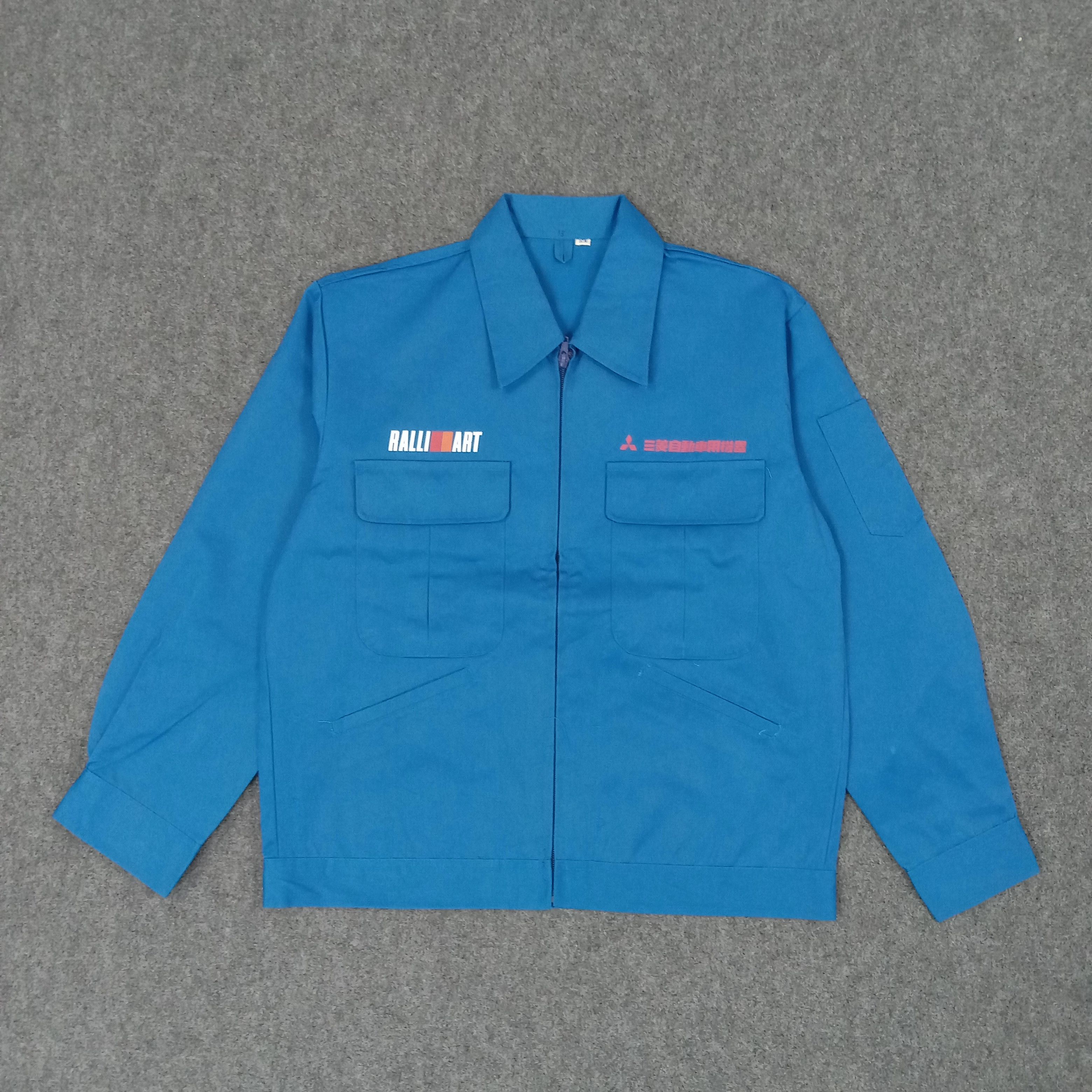 Japanese Brand × Vintage Mitsubishi Ralli Art Japanese Racing Jacket C220N10 Size US S / EU 44-46 / 1 - 3 Thumbnail