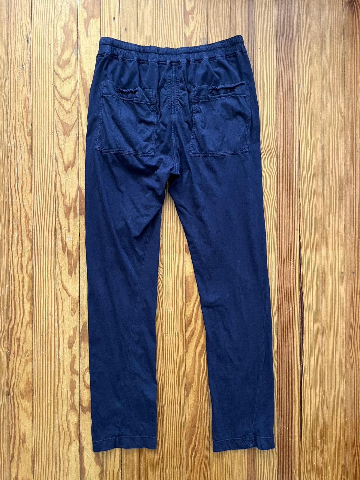 Rick Owens Drkshdw Rick Owens Drkshdw Berlin Sweatpants Indigo Navy Blue Size US 32 / EU 48 - 2 Thumbnail