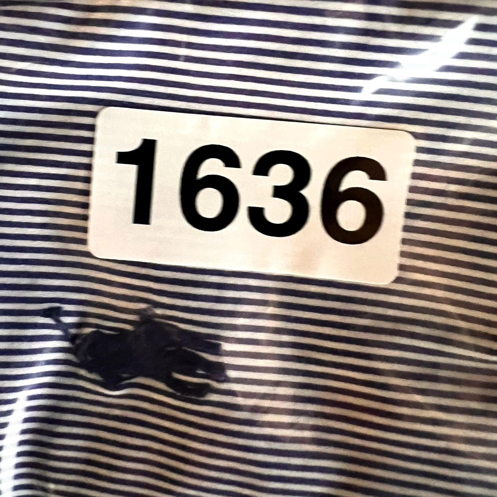Ralph Lauren VINTAGE Ralph Lauren Mens Blue White Striped Classic Fit Button Down Shirt 16.5 34/35 Cotton Dress Shirt Long Sleeve Size US XL / EU 56 / 4 - 7 Thumbnail