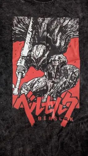 Designer × Japanese Brand Washed T Shirt Berserk Size US L / EU 52-54 / 3 - 2 Thumbnail