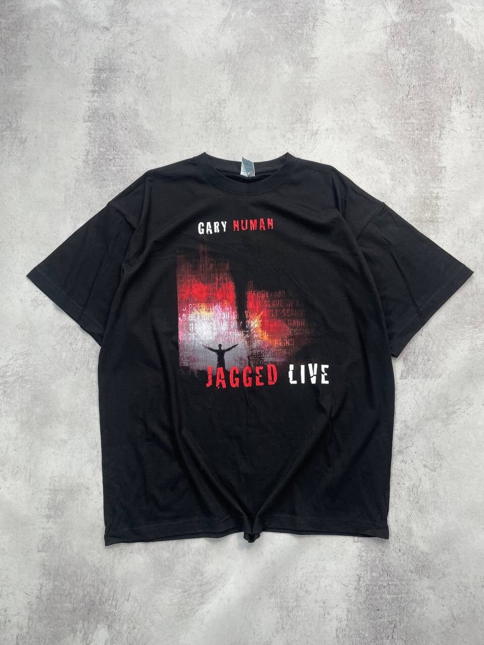Band Tees × Japanese Brand × Vintage Vintage Gary Numan Jagged Live Tour 2007 Tee T-Shirt Y2K Size US XL / EU 56 / 4 - 1 Thumbnail