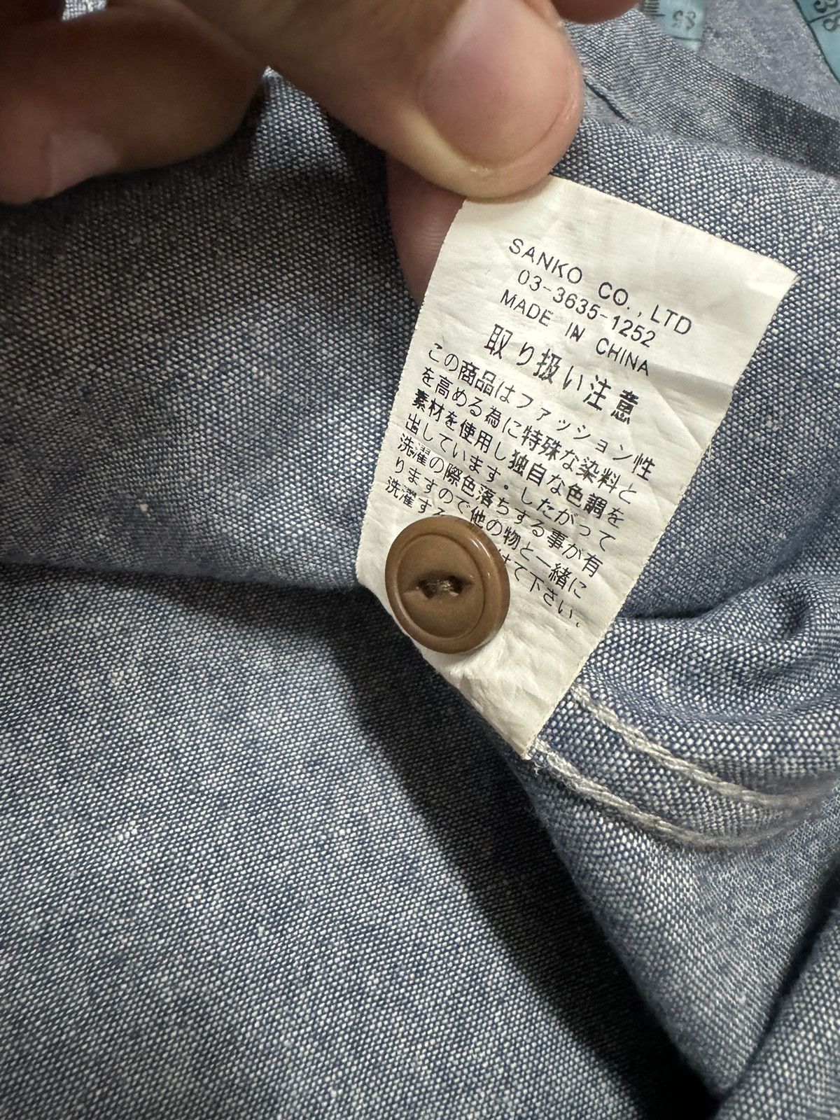 Japanese Brand × go slow caravan Gsc Union Made Multipocket Workers Chambray jacket Size US M / EU 48-50 / 2 - 18 Thumbnail