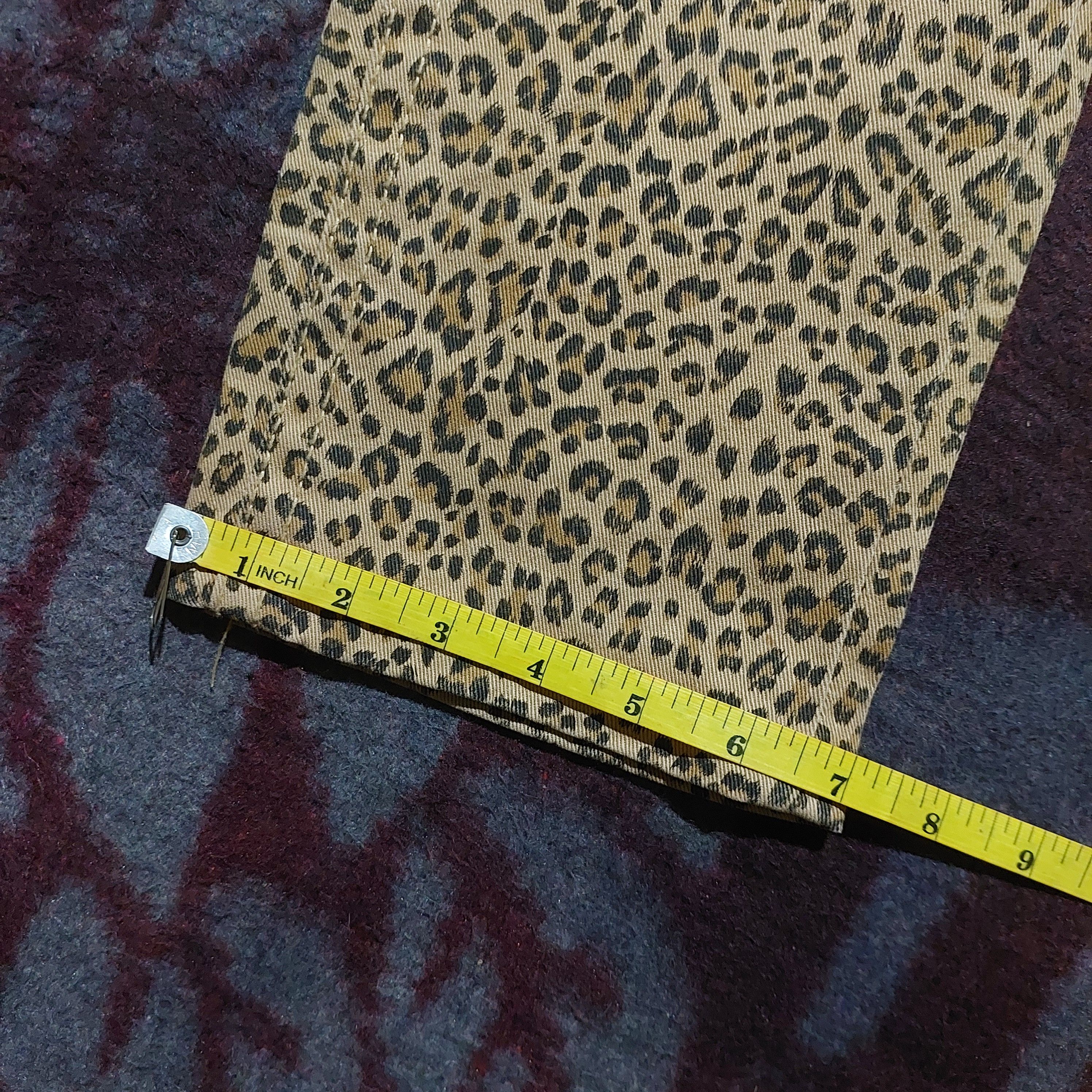 Tornado Mart lolita yoshitomo nara wing embroidery pocket jeans leopard Size US 30 / EU 46 - 18 Thumbnail