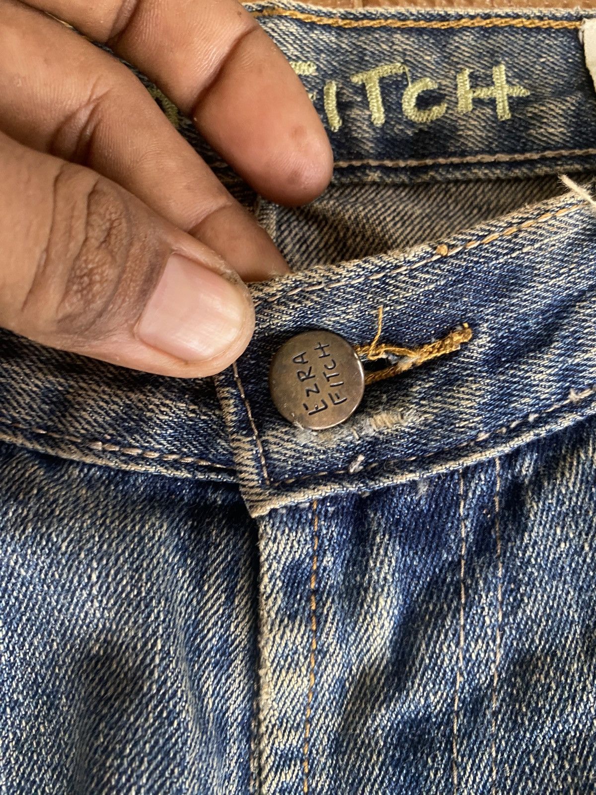 Beauty Beast × PPFM Vintage ezra stitch flare denim Size US 30 / EU 46 - 14 Thumbnail