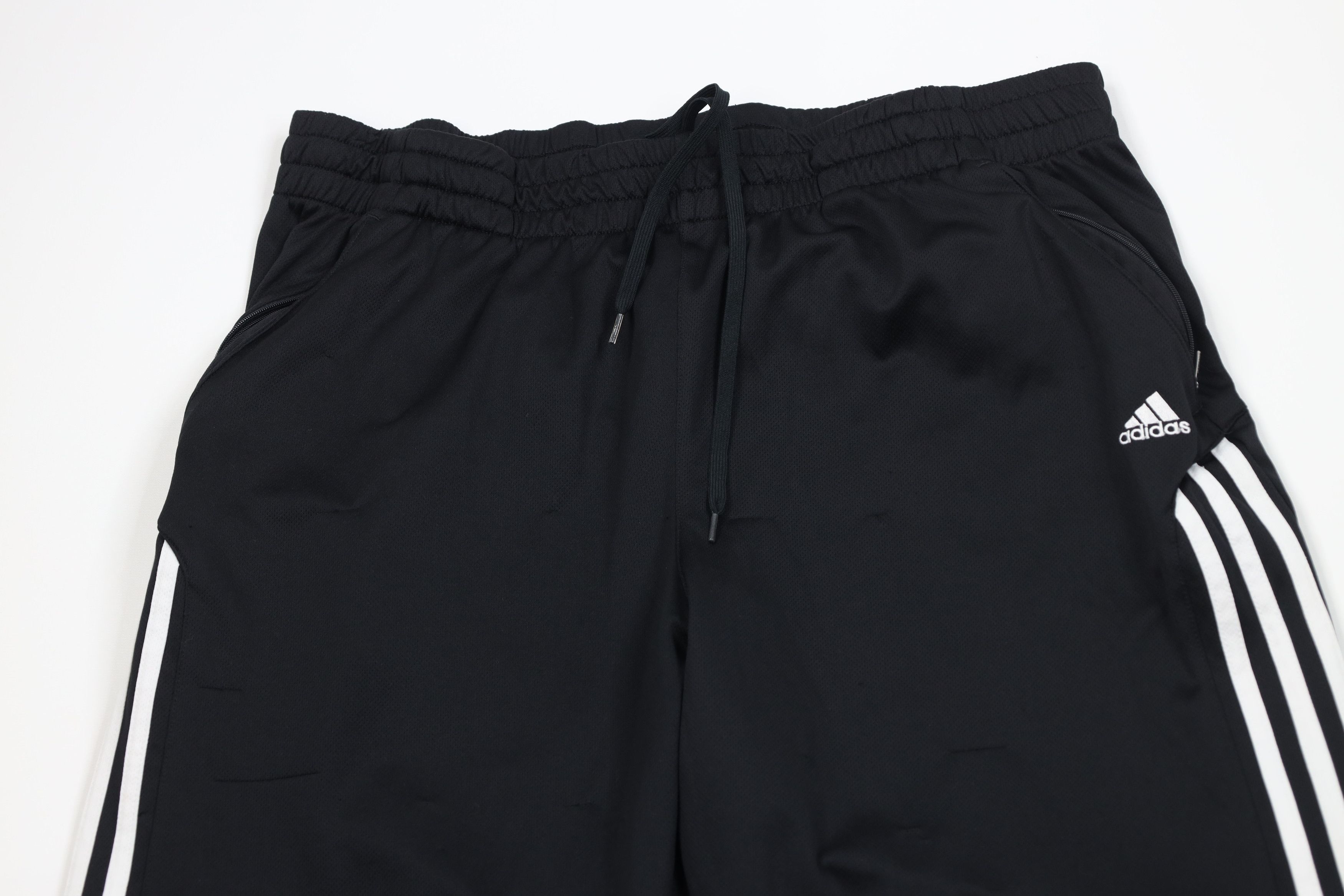 Adidas Vintage Y2K Adidas Spell Out Striped Knit Sweatpants Black Size US 38 / EU 54 - 2 Thumbnail