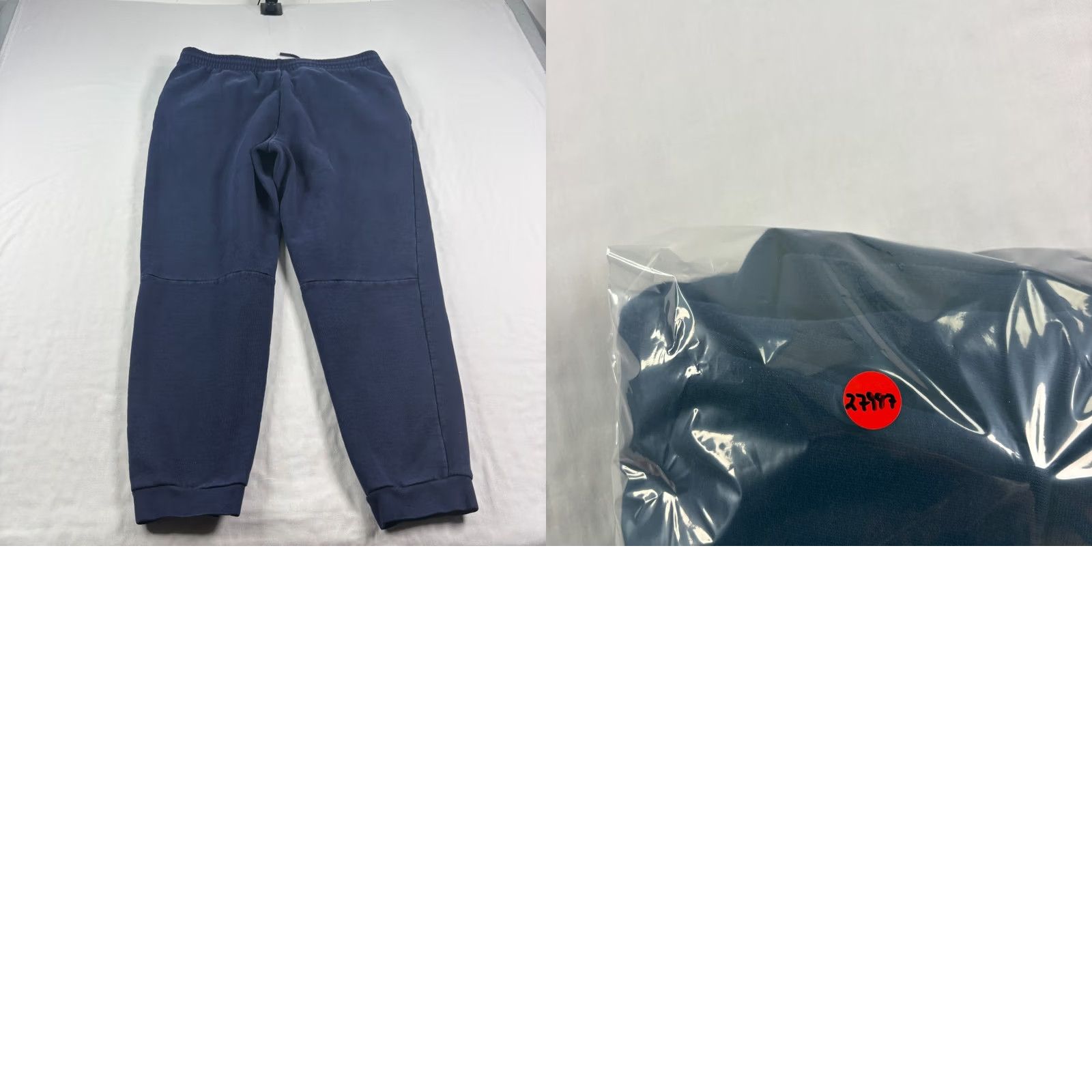 Lacoste Lacoste Pants Mens L Blue Jogger Sweatpants Tapered Lounge Casual Size US 33 - 8 Thumbnail