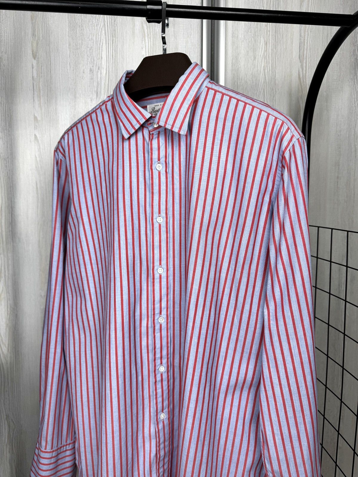 Other Bartlett & Butcher of Alton England made cotton dress shirt Size 42R - 4 Thumbnail