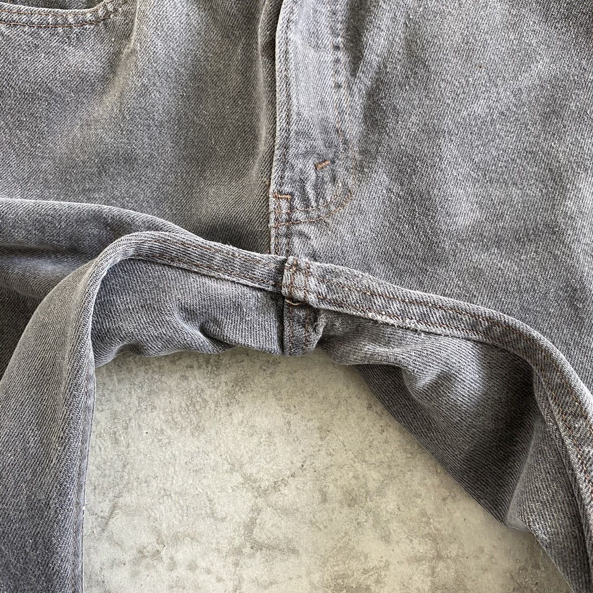 Levi's Size 30x33 Vintage Late 80’s Levis 505 Faded Ash Grey Jeans Size US 30 / EU 46 - 12 Thumbnail