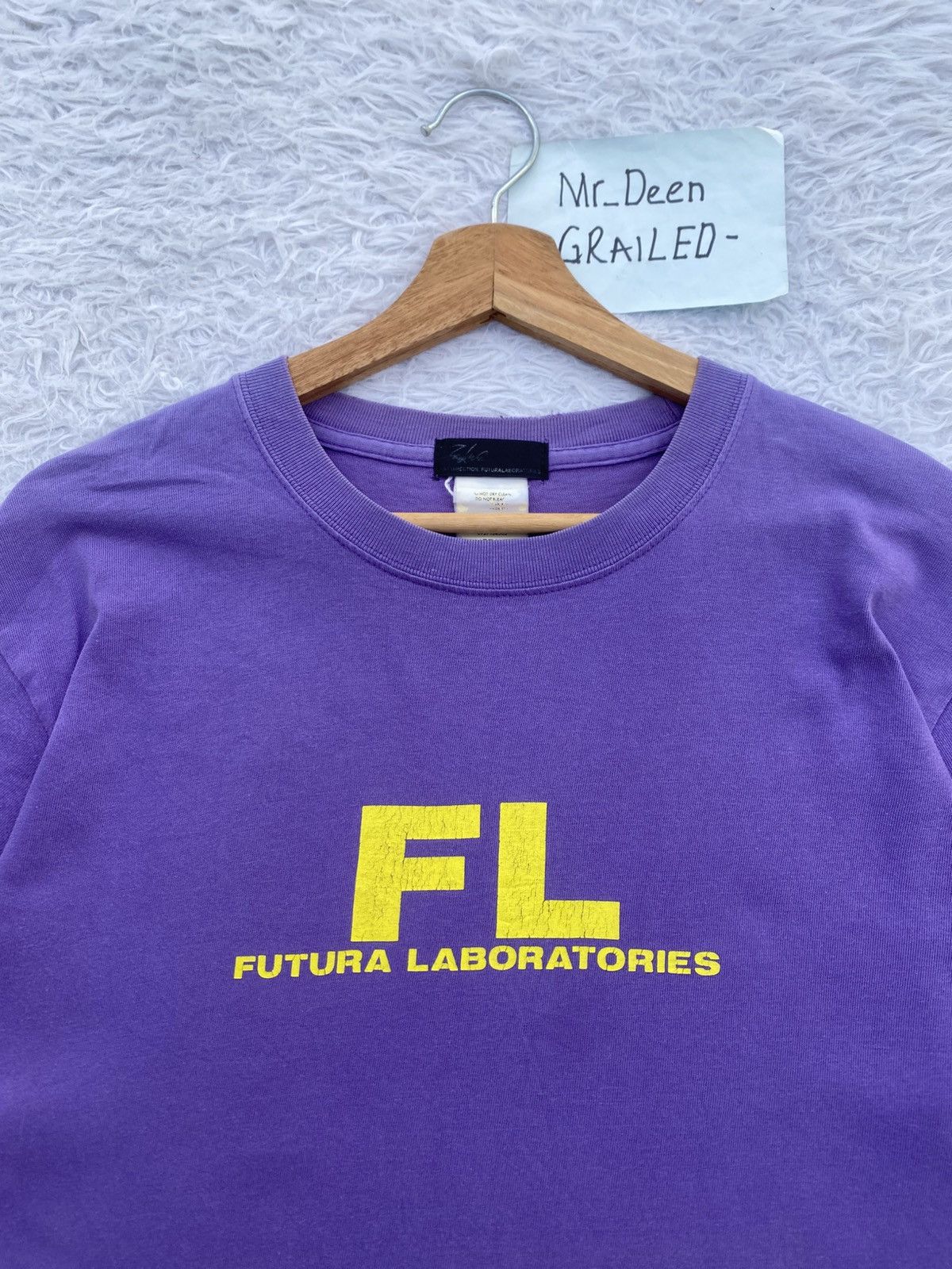 Futura Rare Vintage Futura Laboratories FL Purple Tshirt Size US M / EU 48-50 / 2 - 1 Thumbnail