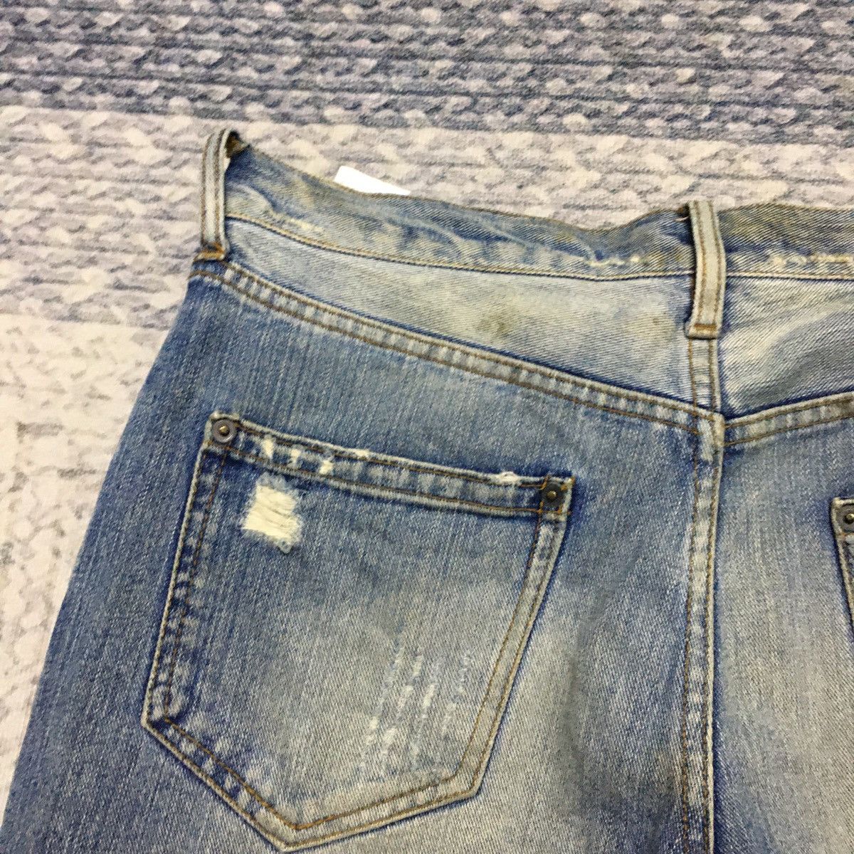 Japanese Brand Dirty & Distress Japanese Brand Punk Rock Denim Size US 31 - 11 Thumbnail