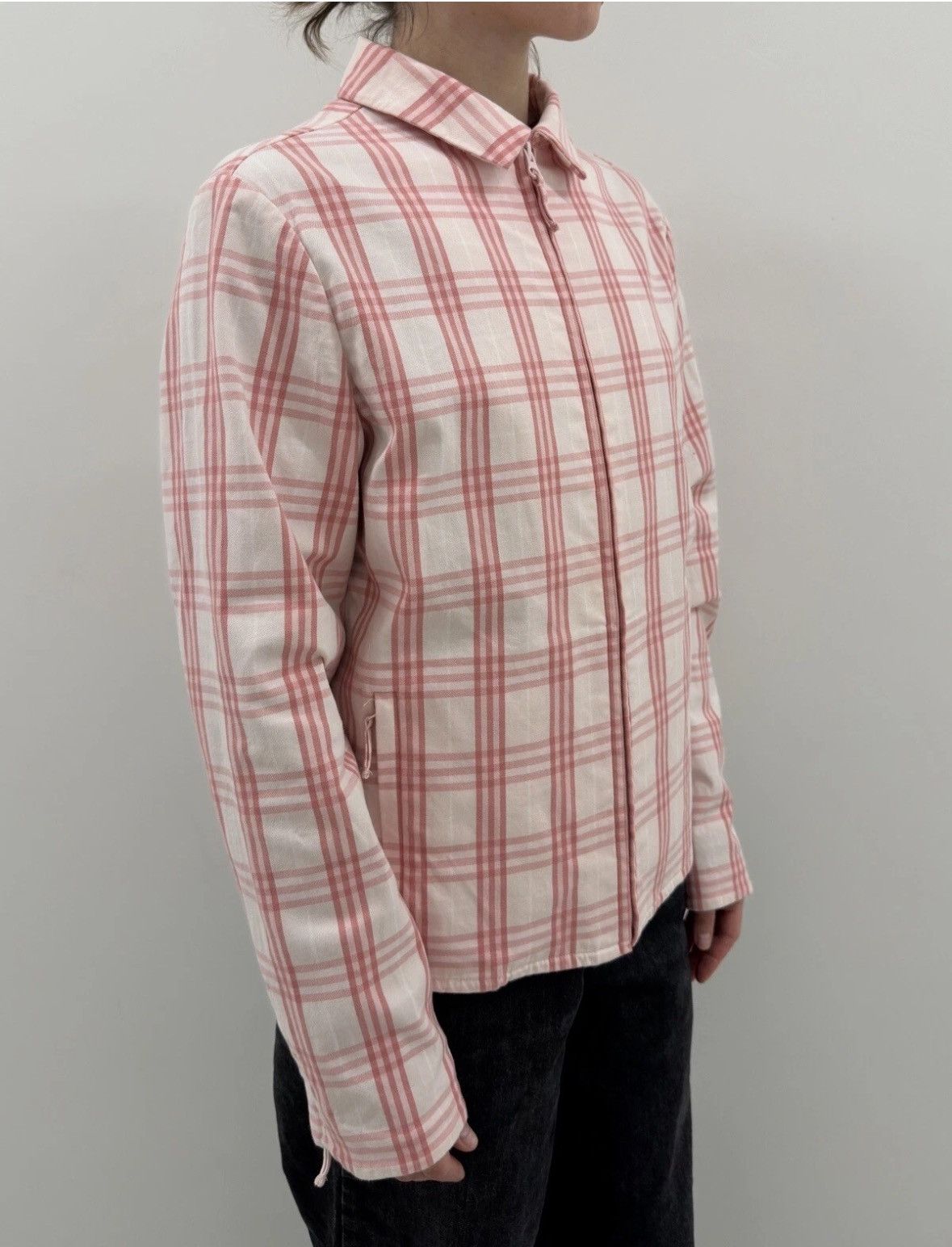 Burberry Vintage Burberry Golf Nova Check Cotton Jacket Pink Zip Size M / US 6-8 / IT 42-44 - 9 Thumbnail