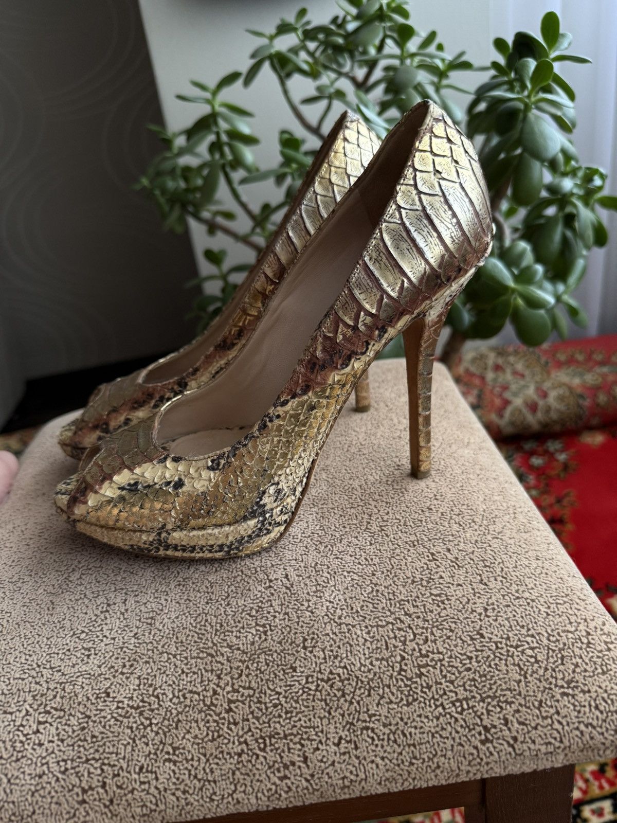 Dior Python Heels