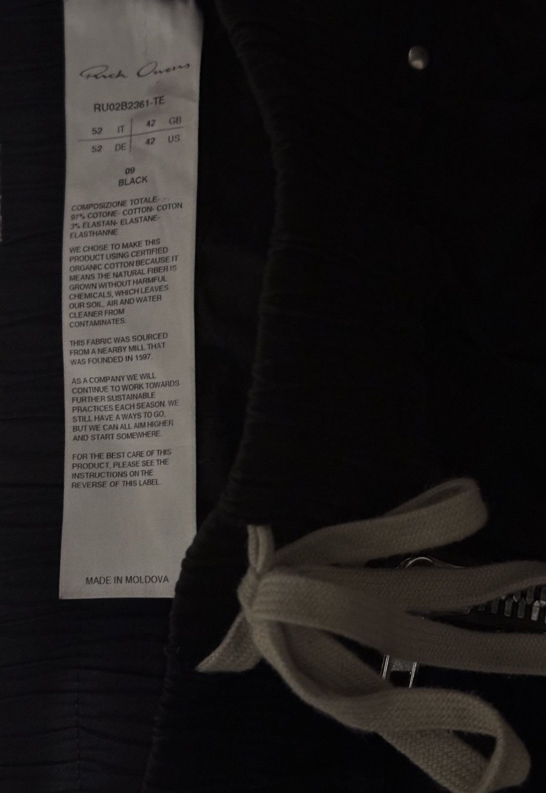 Rick Owens Rick Owens Bela Pants Black Size US 42 / EU 58 - 3 Thumbnail