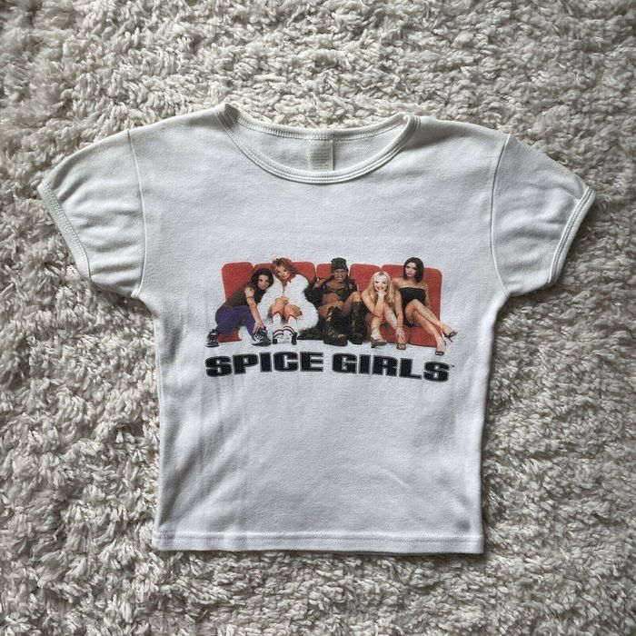 Vintage Vintage 90s Spice Girls Crop Top Tee Made in USA Small | Grailed