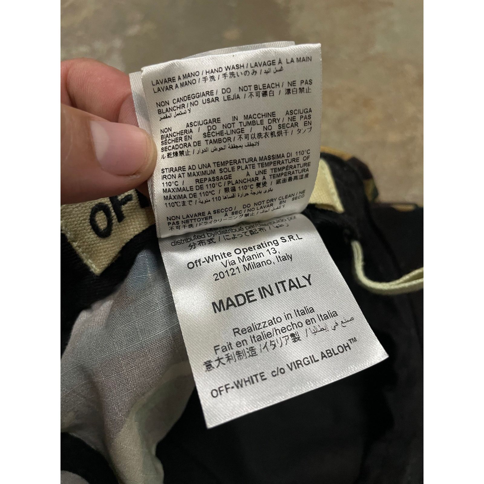 Off-White Off White Cap Camo Used OS Size ONE SIZE - 5 Thumbnail