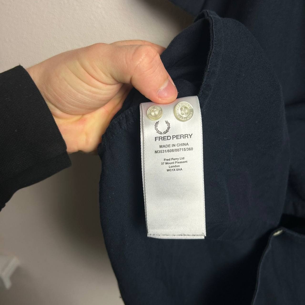 Fred Perry Mens Fred Perry Small logo basic streetwear button shirt Size US XXL / EU 58 / 5 - 7 Thumbnail