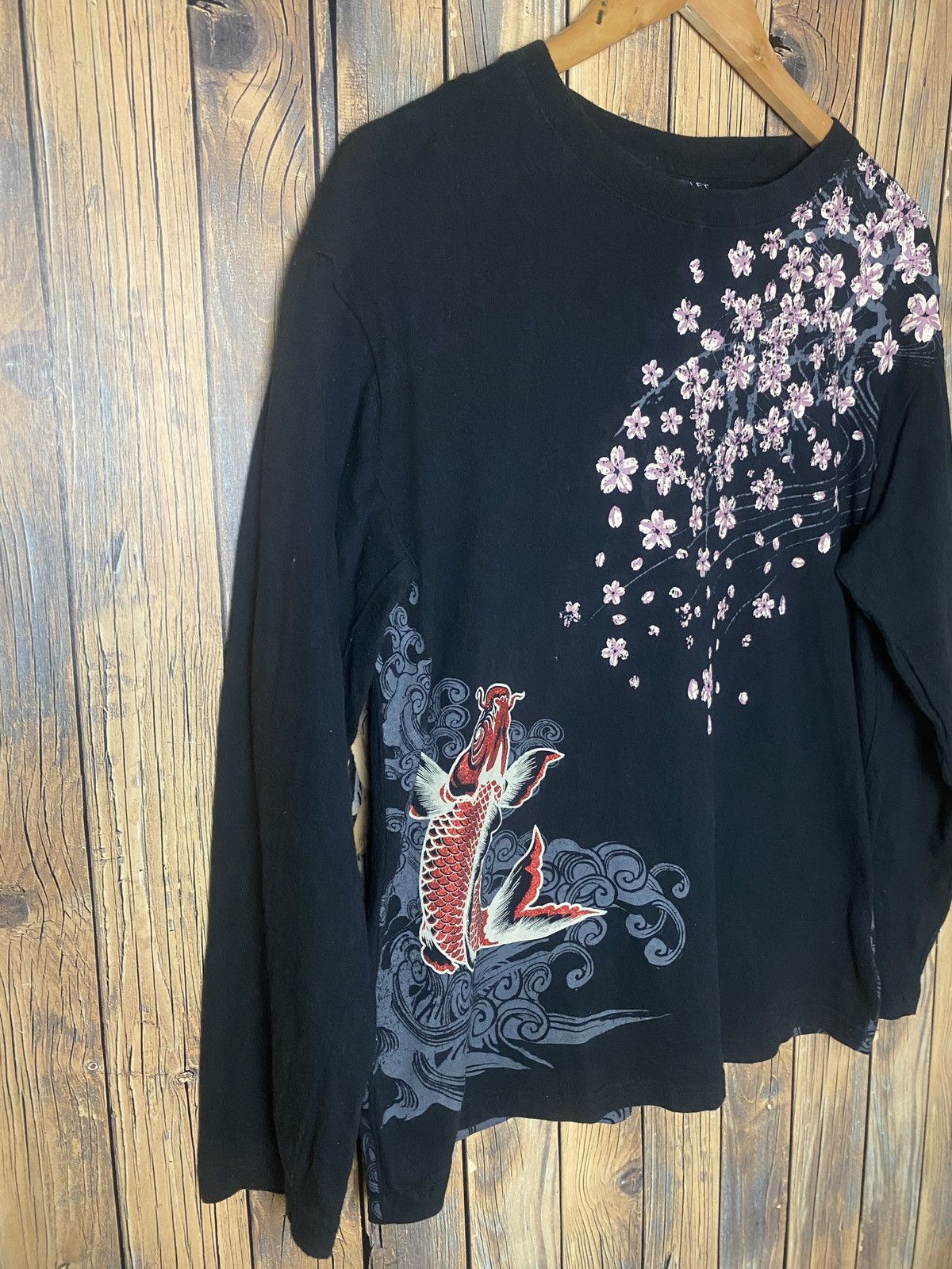 Other Sukajan fish koi long sleeve shirt Size US M / EU 48-50 / 2 - 6 Thumbnail