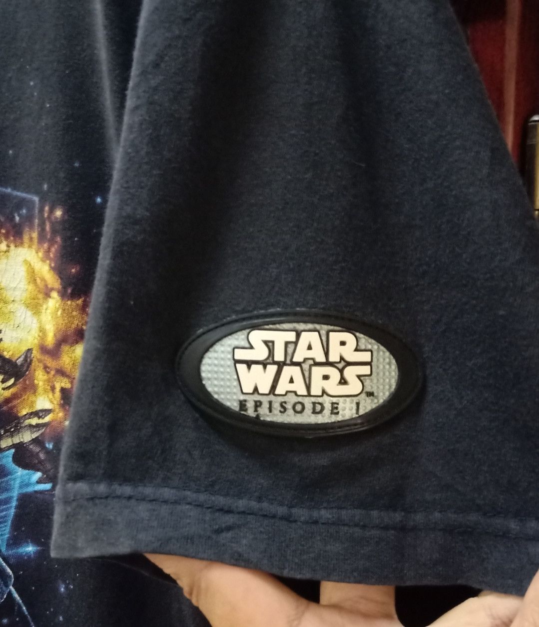Star Wars × Vintage Vintage 90s Star Wars : Episode I – The Phantom Menace Movie Size US L / EU 52-54 / 3 - 3 Thumbnail