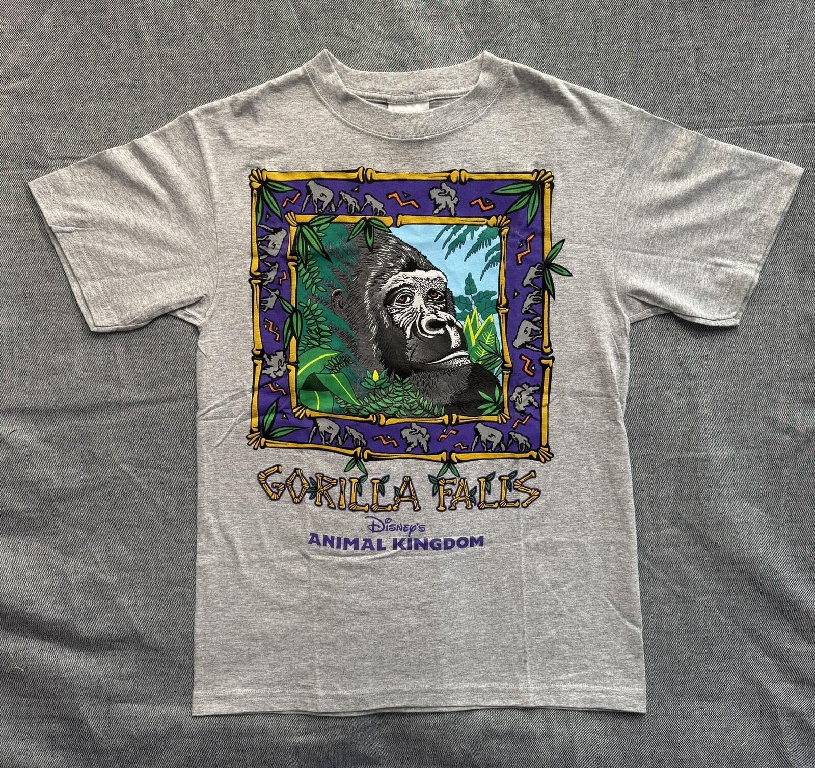 Disney Vintage 90s Disney Animal Kingdom Gorilla Fall Shirt New NWT Size ONE SIZE - 1 Thumbnail