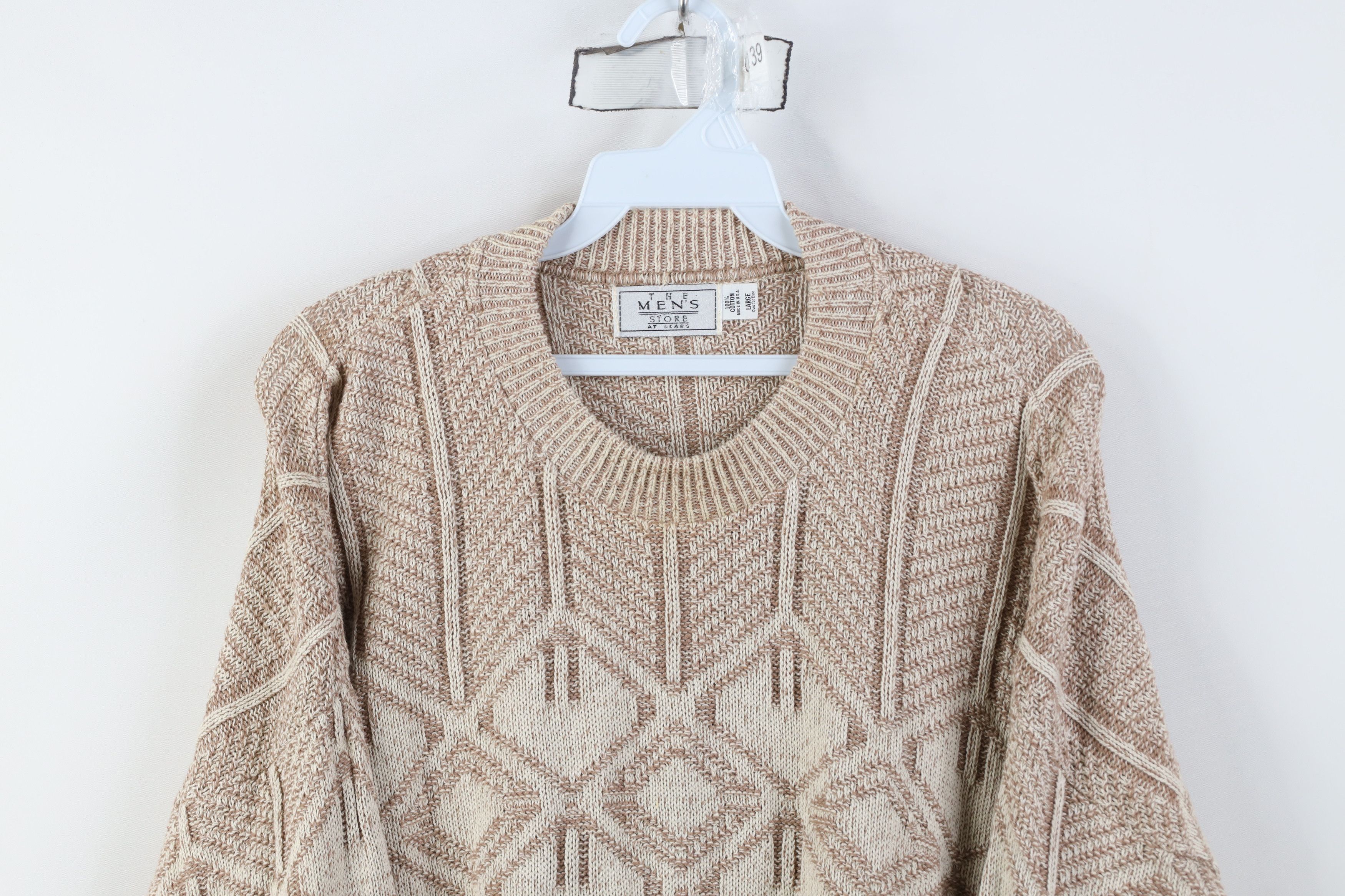 Vintage Vintage 90s Streetwear Fair Isle Geometric Knit Sweater USA Size US L / EU 52-54 / 3 - 2 Thumbnail