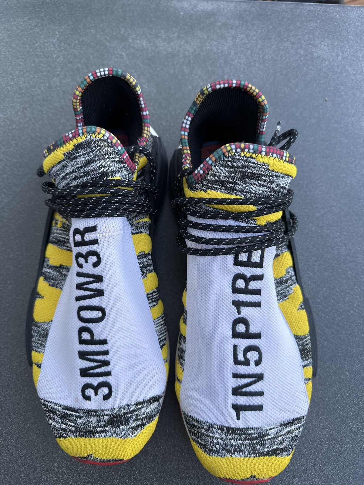 Adidas × Pharrell Adidas NMD Hu solar red Size US 11 / EU 44 - 3 Thumbnail