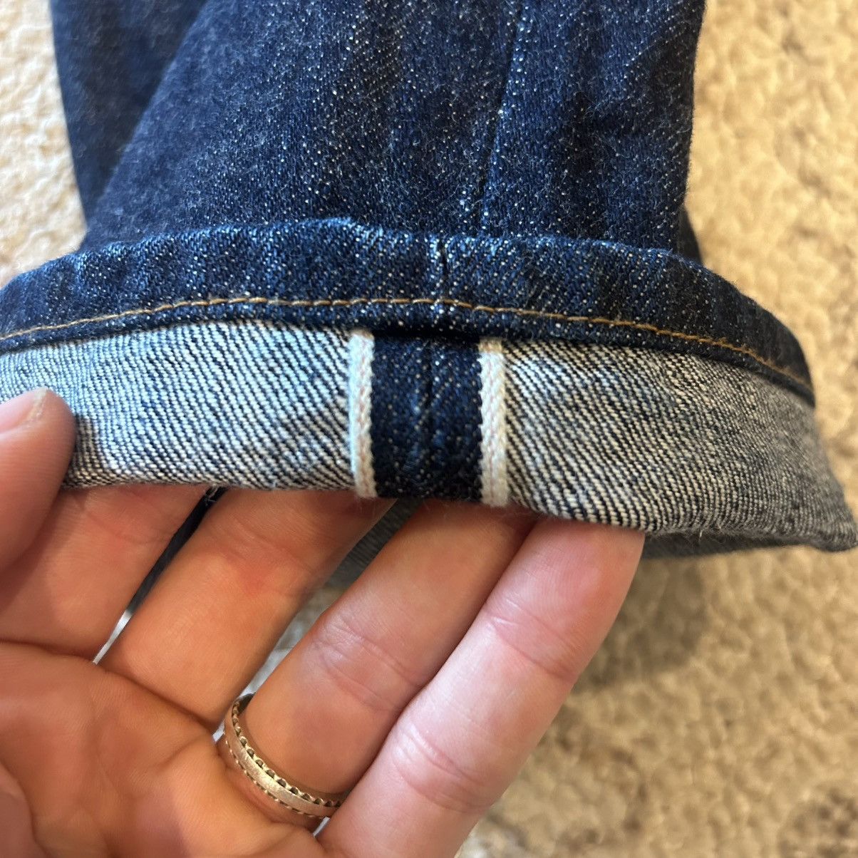 Bare Knuckles Selvedge Raw Denim Size US 34 / EU 50 - 3 Thumbnail